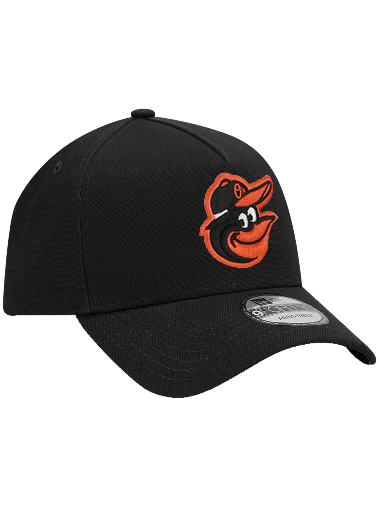 Baltimore Orioles New Era MLB Team 9FORTY A-Frame Snapback Hat - Black