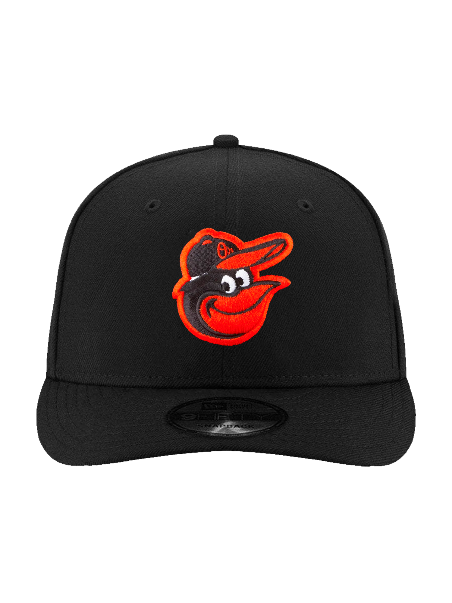 Baltimore Orioles New Era MLB Team 9FIFTY Pre-Curved Snapback Hat - Black