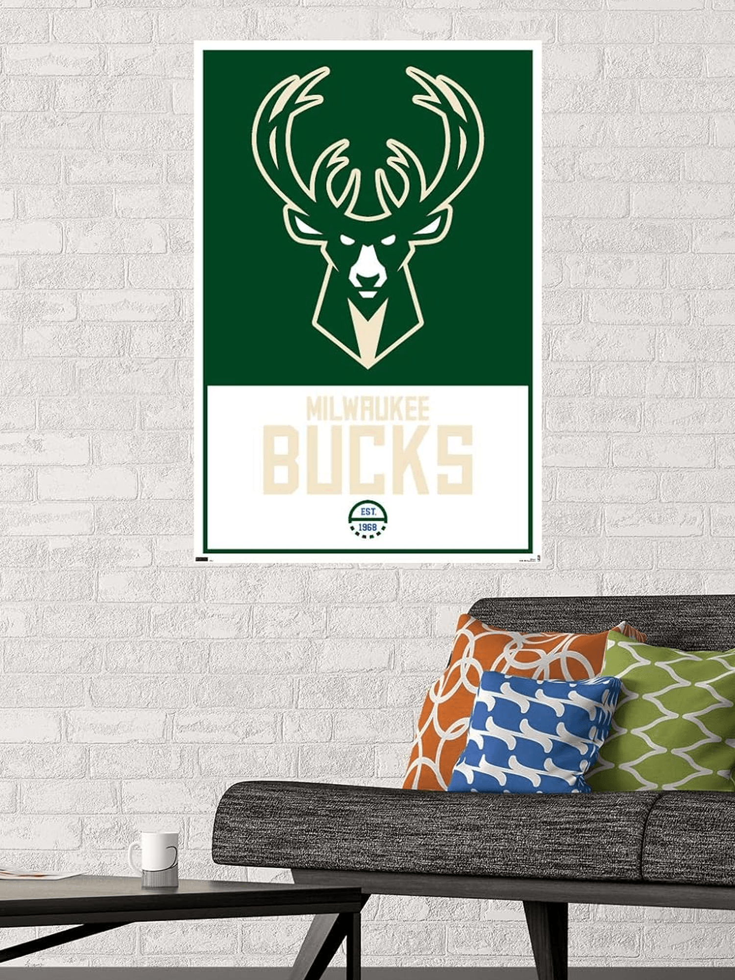 Milwaukee Bucks Trends NBA 61 x 91.5cm Logo Poster