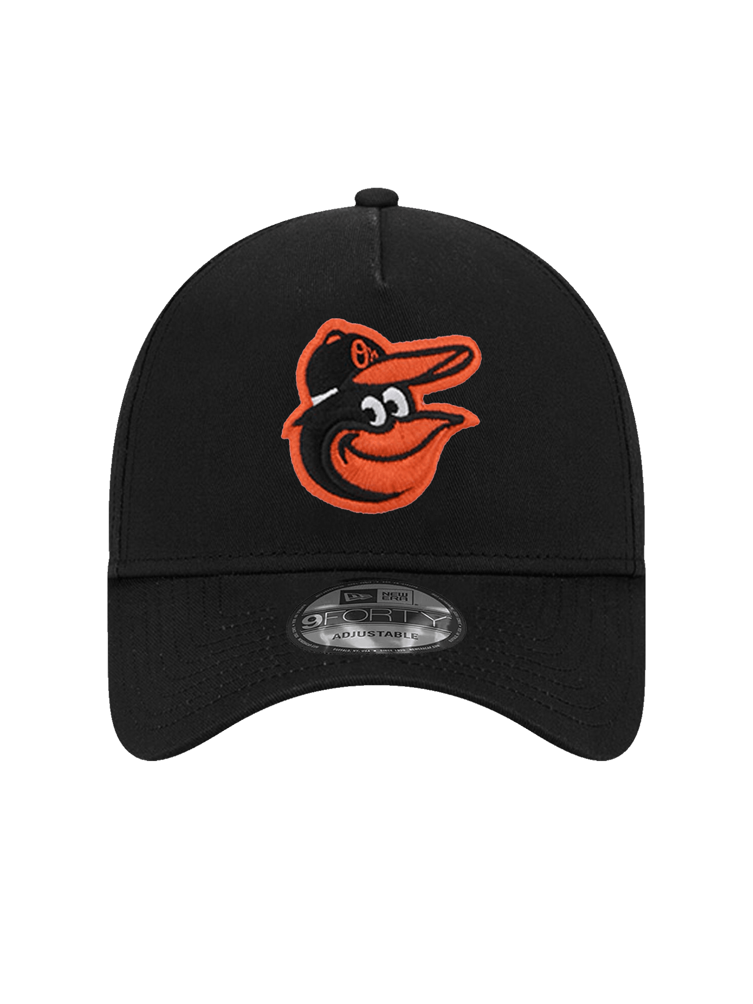 Baltimore Orioles New Era MLB Team 9FORTY A-Frame Snapback Hat - Black