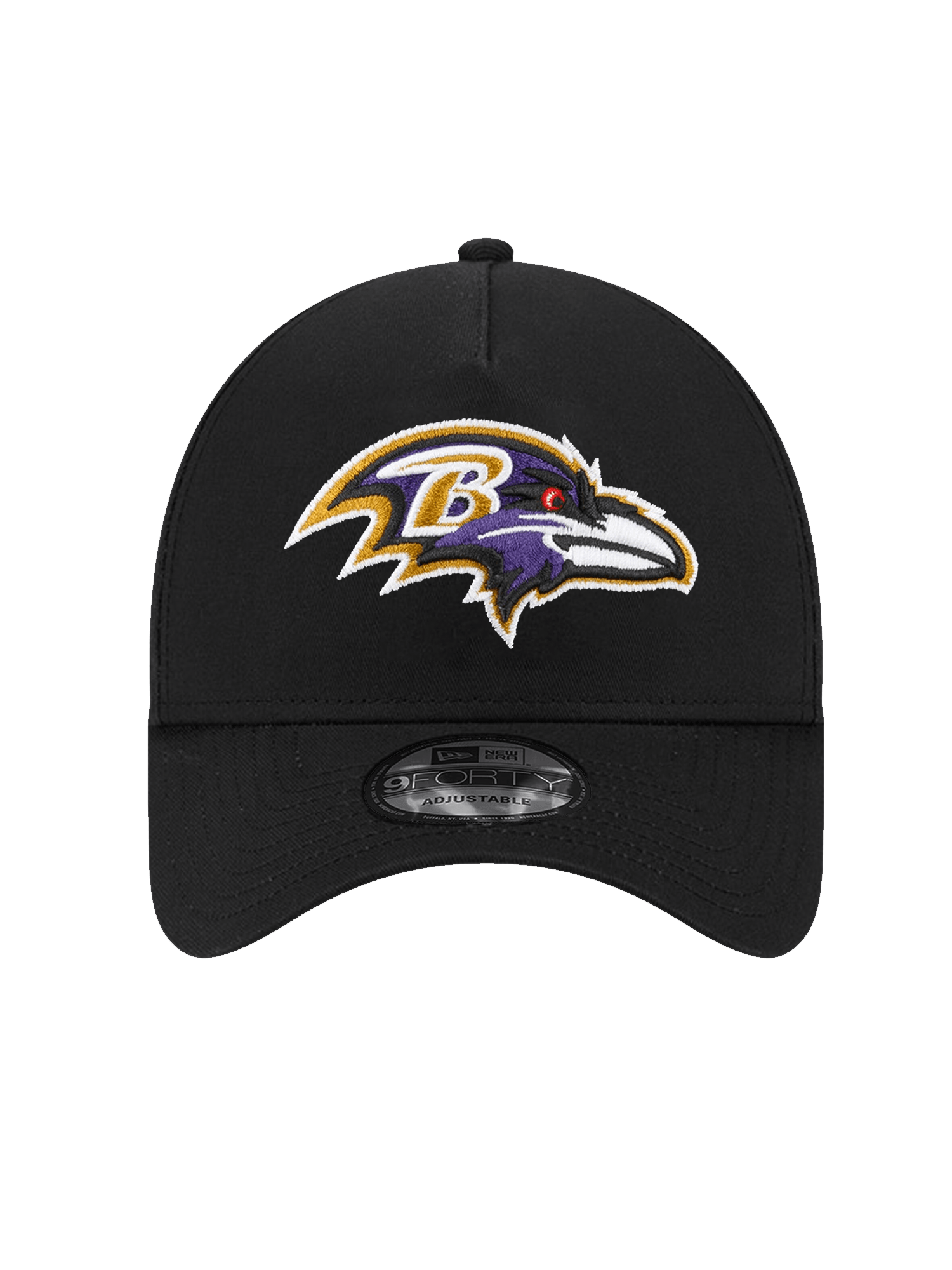 Baltimore Ravens New Era NFL Team 9FORTY A-Frame Snapback Hat - Black