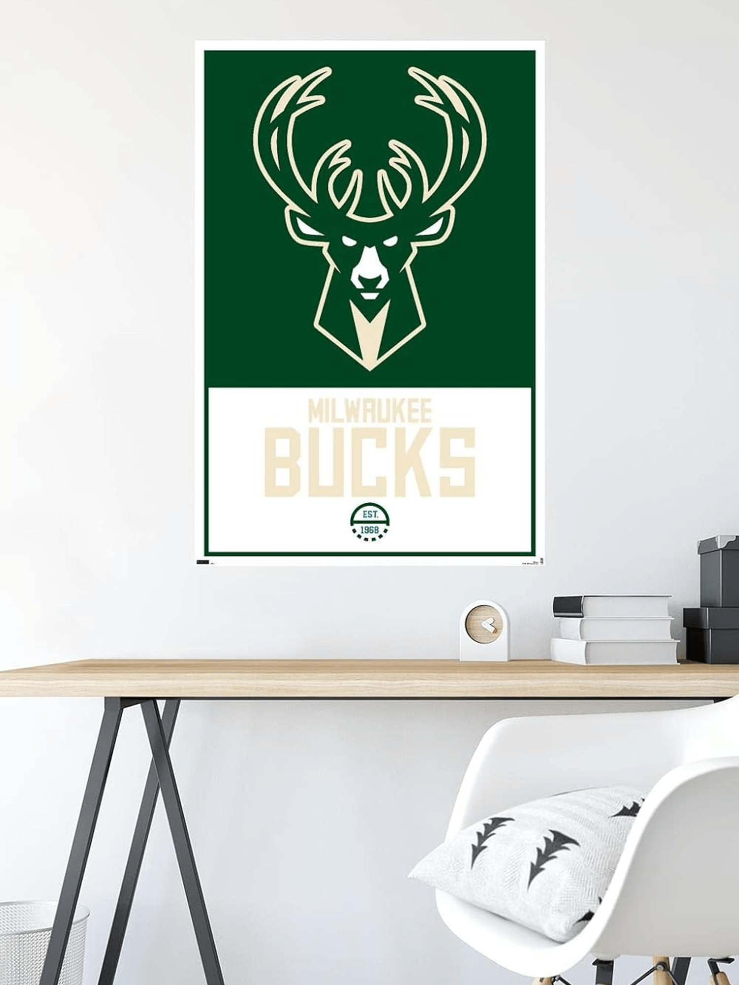 Milwaukee Bucks Trends NBA 61 x 91.5cm Logo Poster