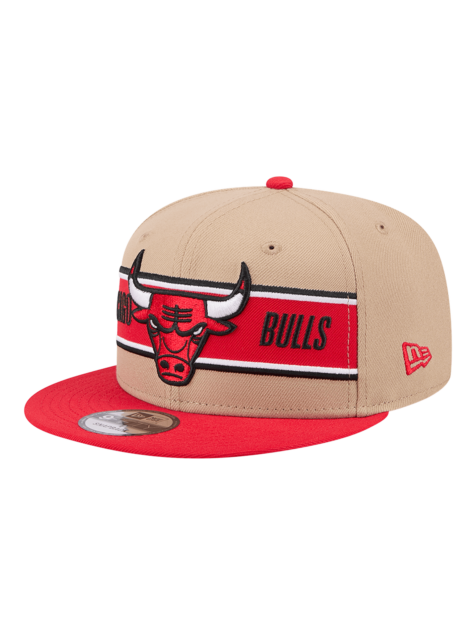 Youths Chicago Bulls New Era NBA 24 Draft 9FIFTY Snapback Hat - Tan