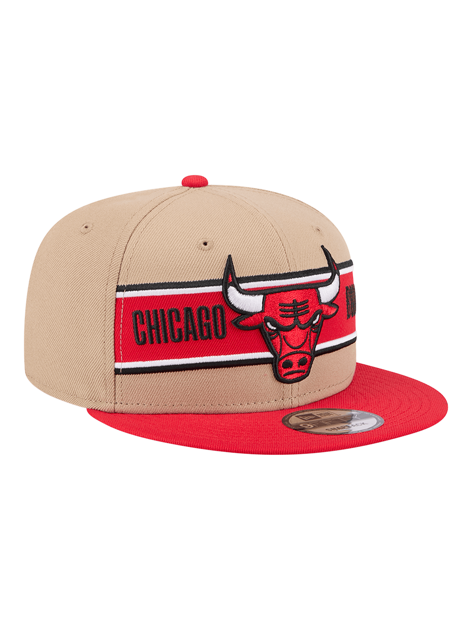 Youths Chicago Bulls New Era NBA 24 Draft 9FIFTY Snapback Hat - Tan