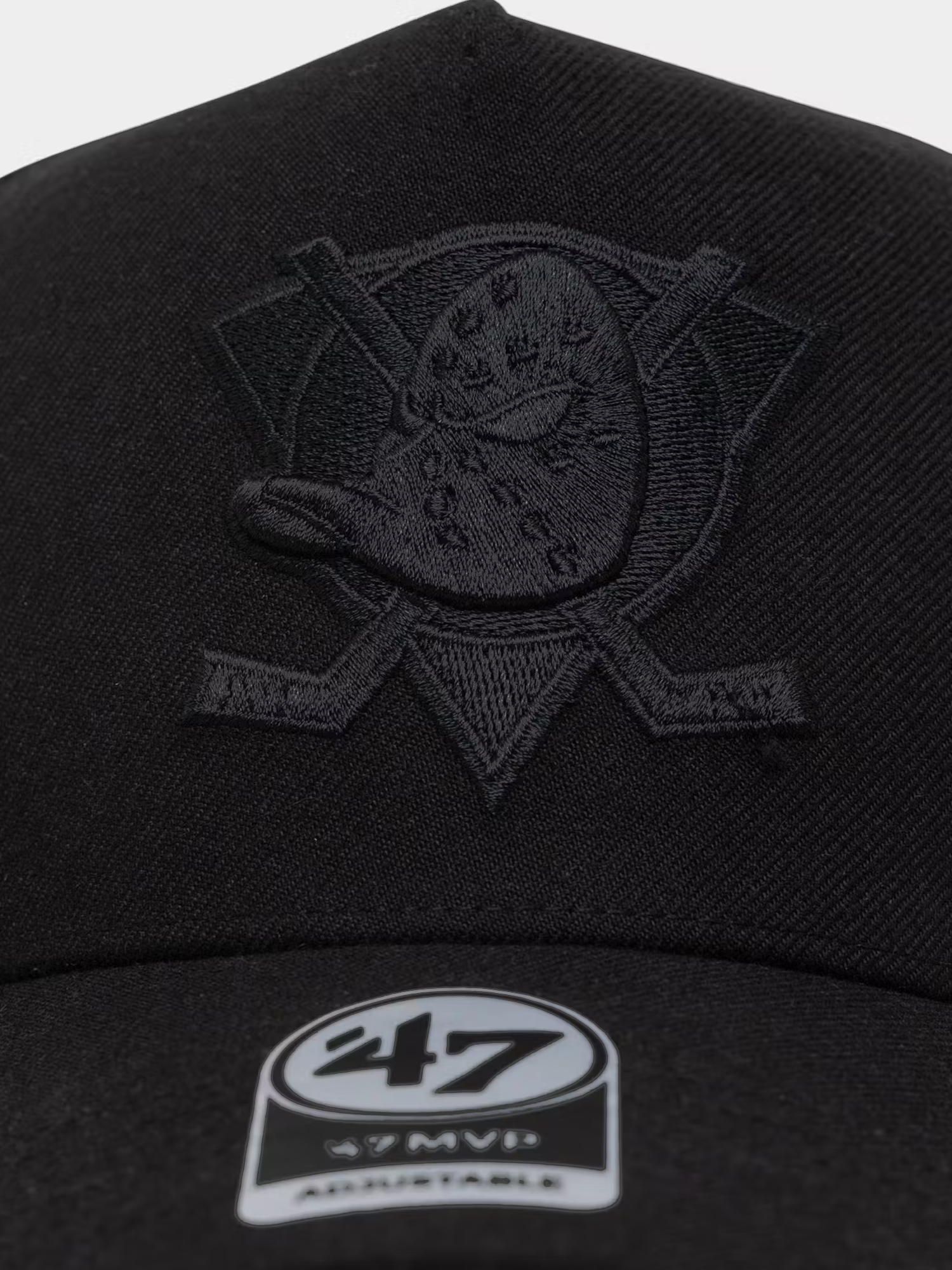 Anaheim Ducks '47 NHL Black On Black MVP DT Snapback Hat