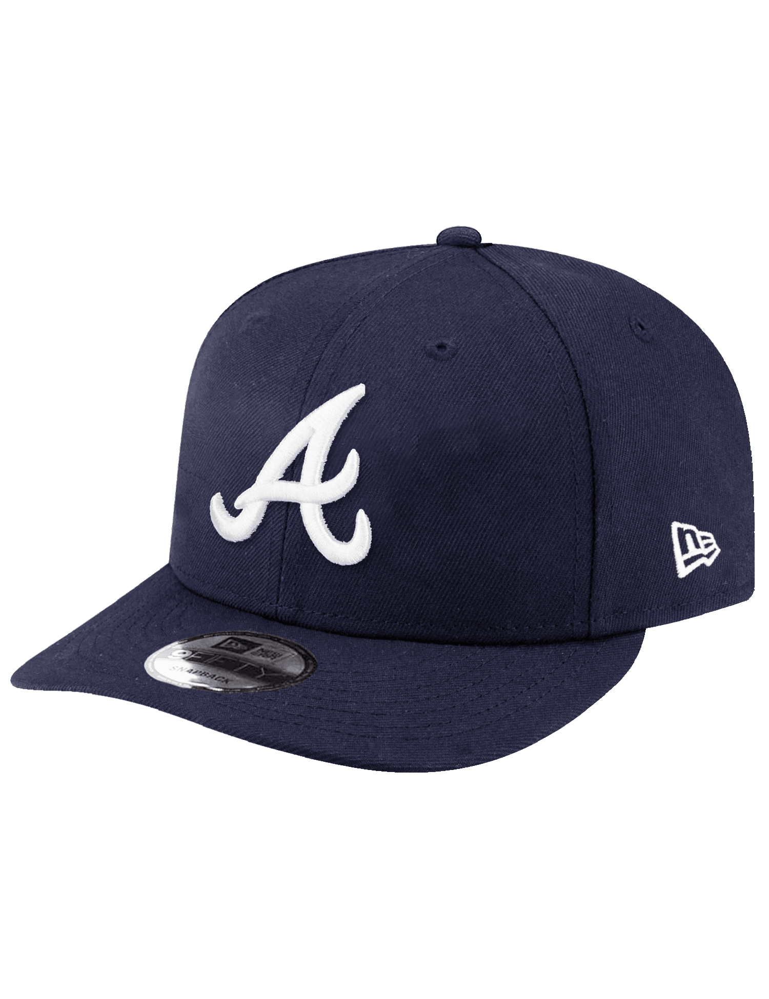 Atlanta Braves New Era MLB Team 9FIFTY Pre-Curved Snapback Hat - Navy