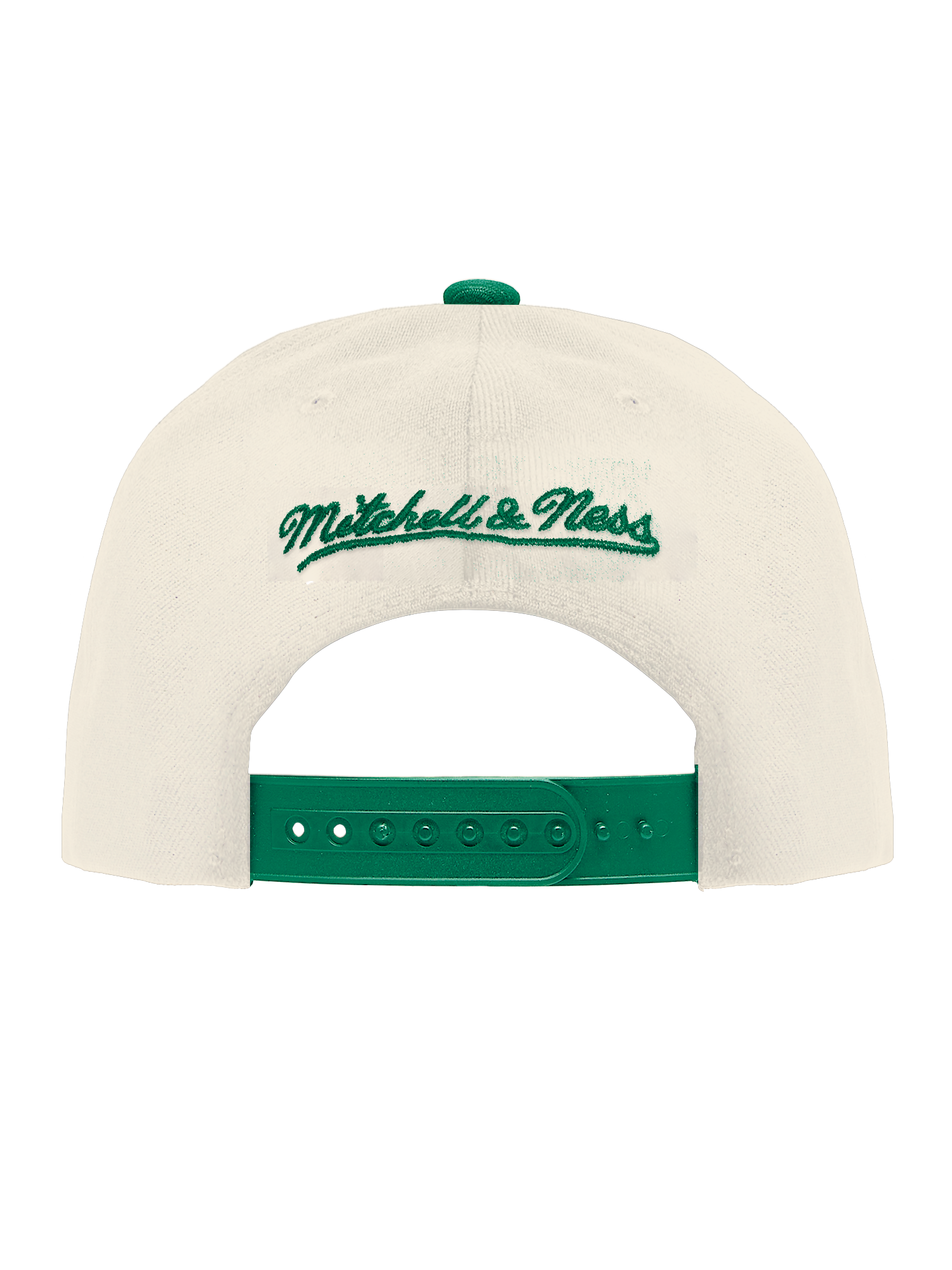 Boston Celtics Mitchell & Ness NBA HWC 2T Pro Pinch Snapback Hat - Cream