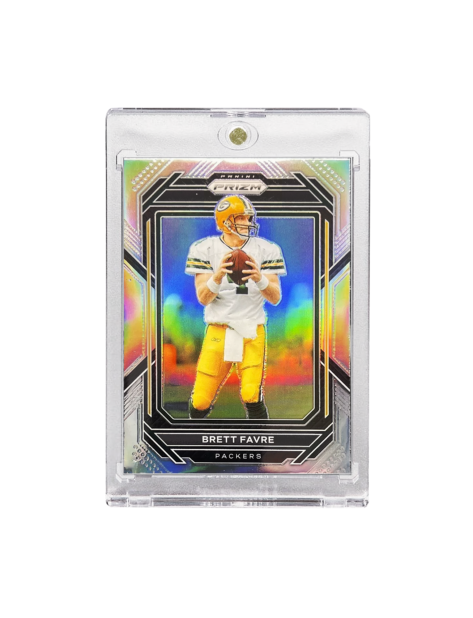 Brett Favre Green Bay Packers Panini NFL 22 Prizm Silver 111 Card