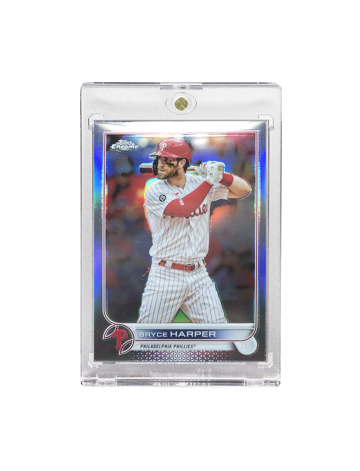 Bryce Harper Philadelphia Phillies Topps MLB Chrome 22 Refractor Card