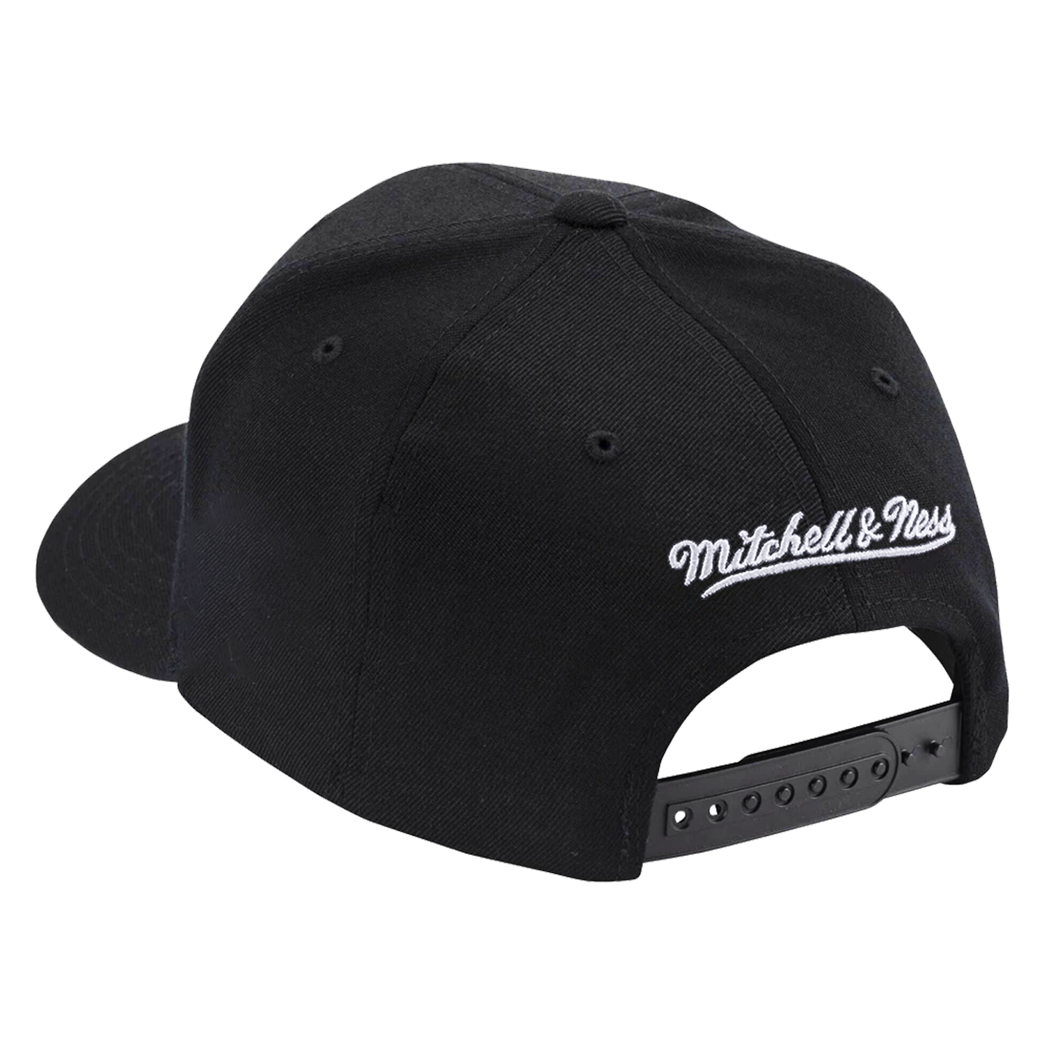 Chicago Bulls Mitchell & Ness NBA Wordmark MVP Snapback Hat - Black