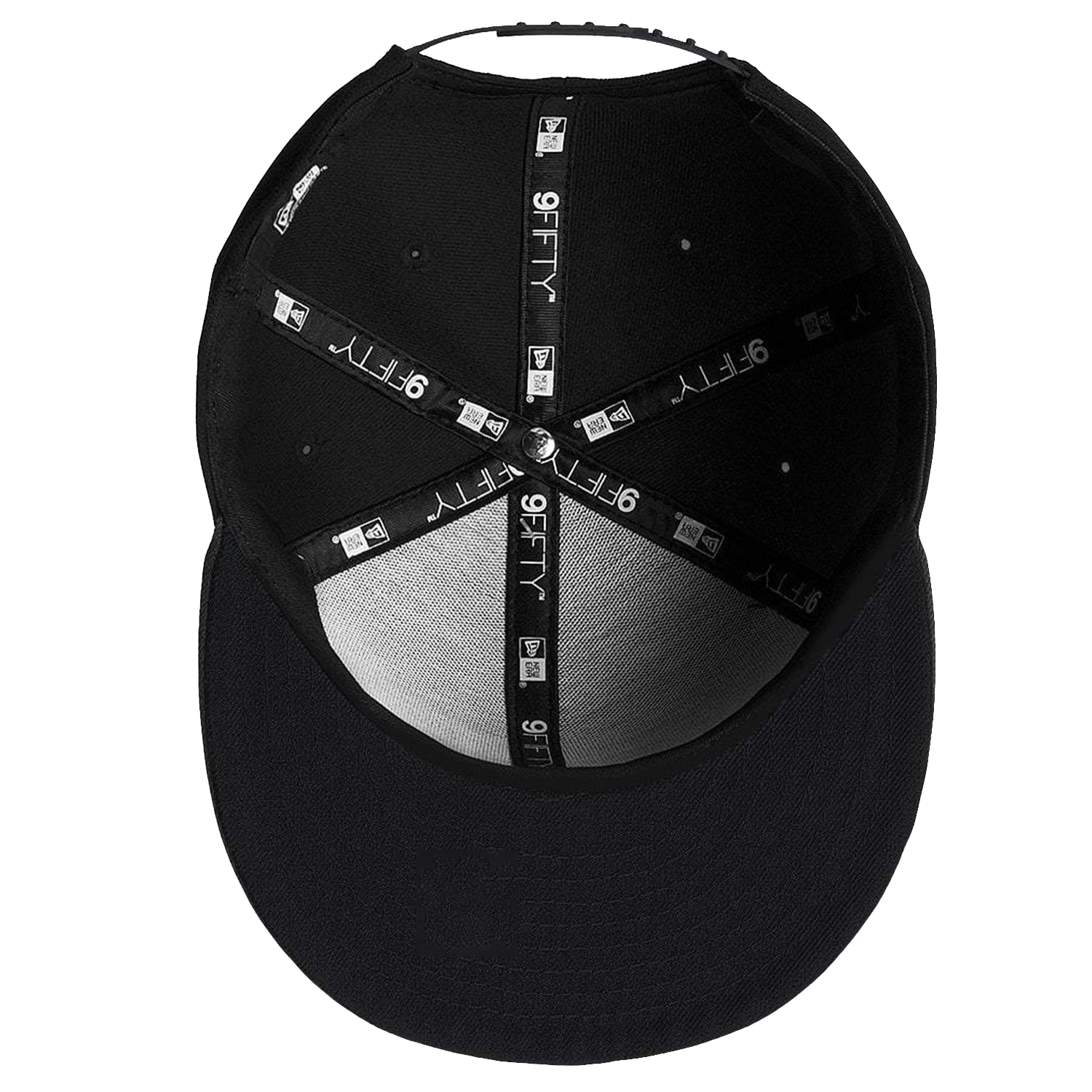 Denver Nuggets New Era NBA Black White 9FIFTY Snapback Hat - Black