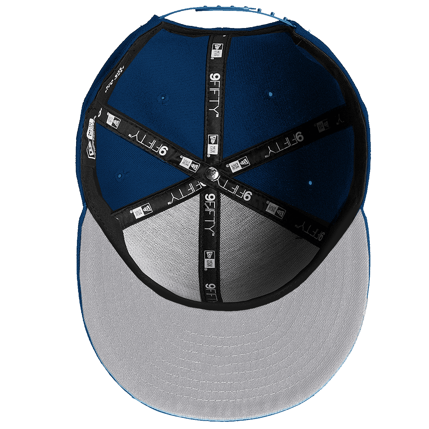 New York Mets New Era MLB Team 9FIFTY Pre-Curved Snapback Hat - Blue