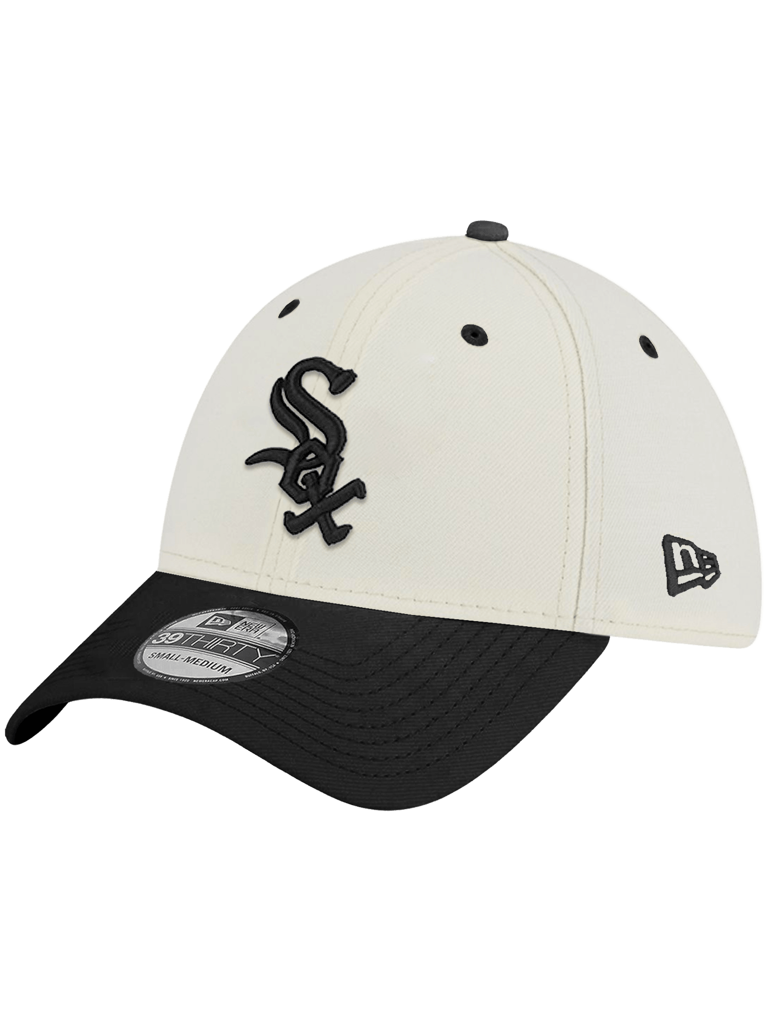 Chicago White Sox New Era MLB 2T Team 39THIRTY Stretch-Fit Hat - Chrome