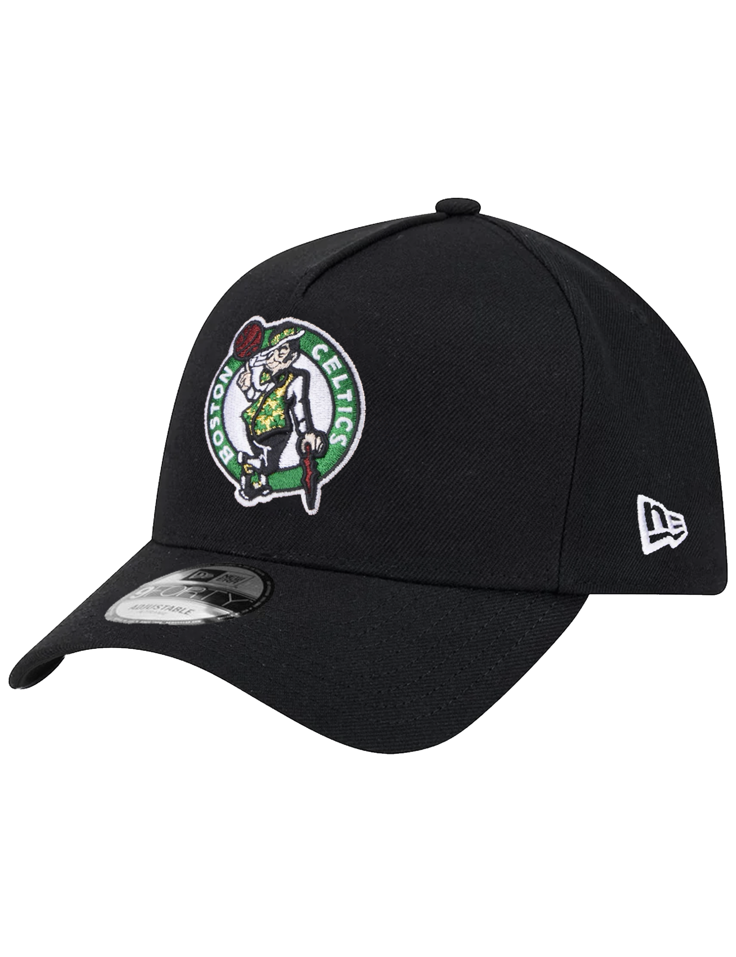 Boston Celtics New Era NBA Team 9FORTY A-Frame Snapback Hat - Black