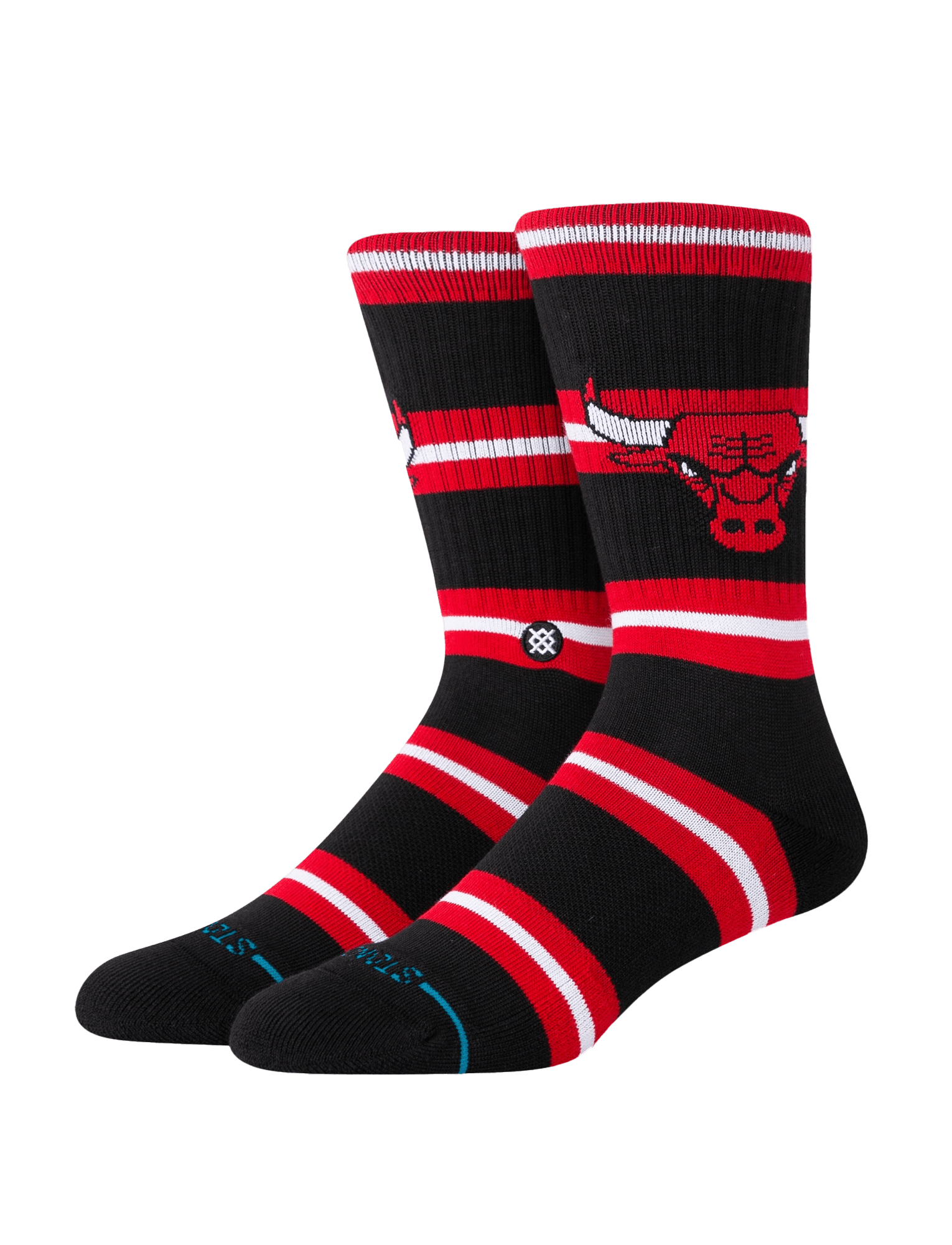 Chicago Bulls Stance NBA Team Prep Crew Socks