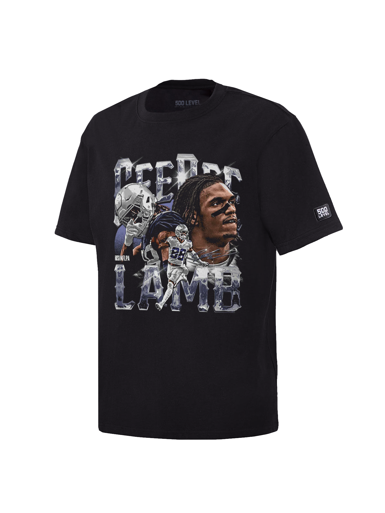 CeeDee Lamb Dallas Cowboys 500 Level NFL Homage T-Shirt - Black