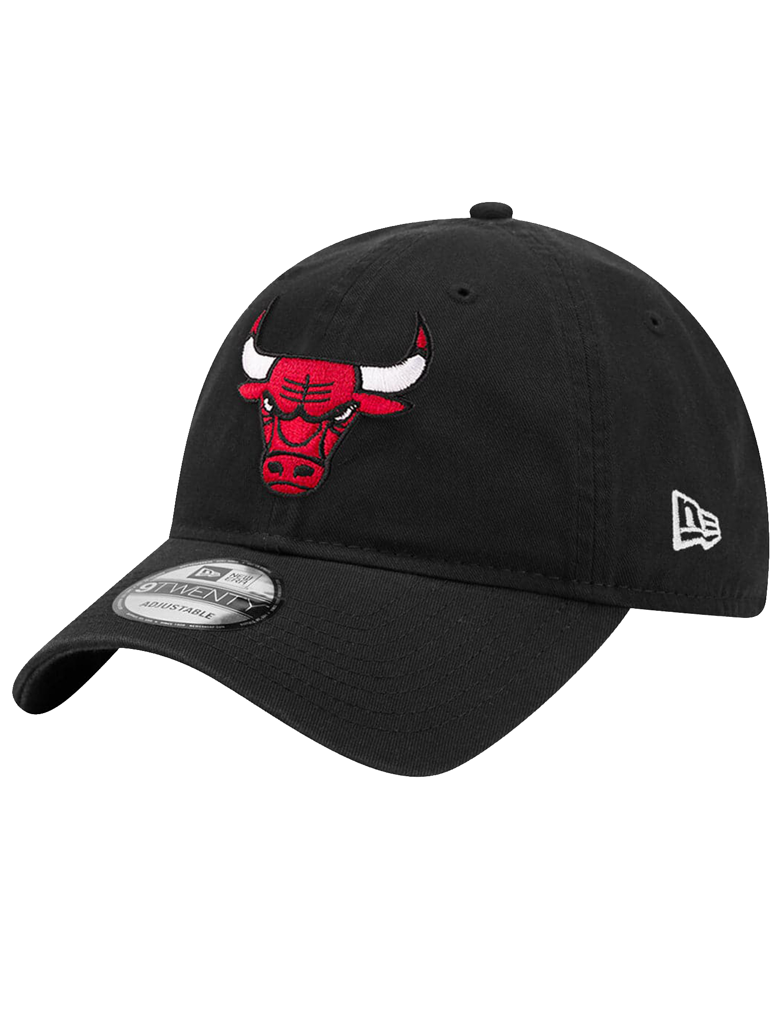 Chicago Bulls New Era NBA Team 9TWENTY Strapback Hat - Black