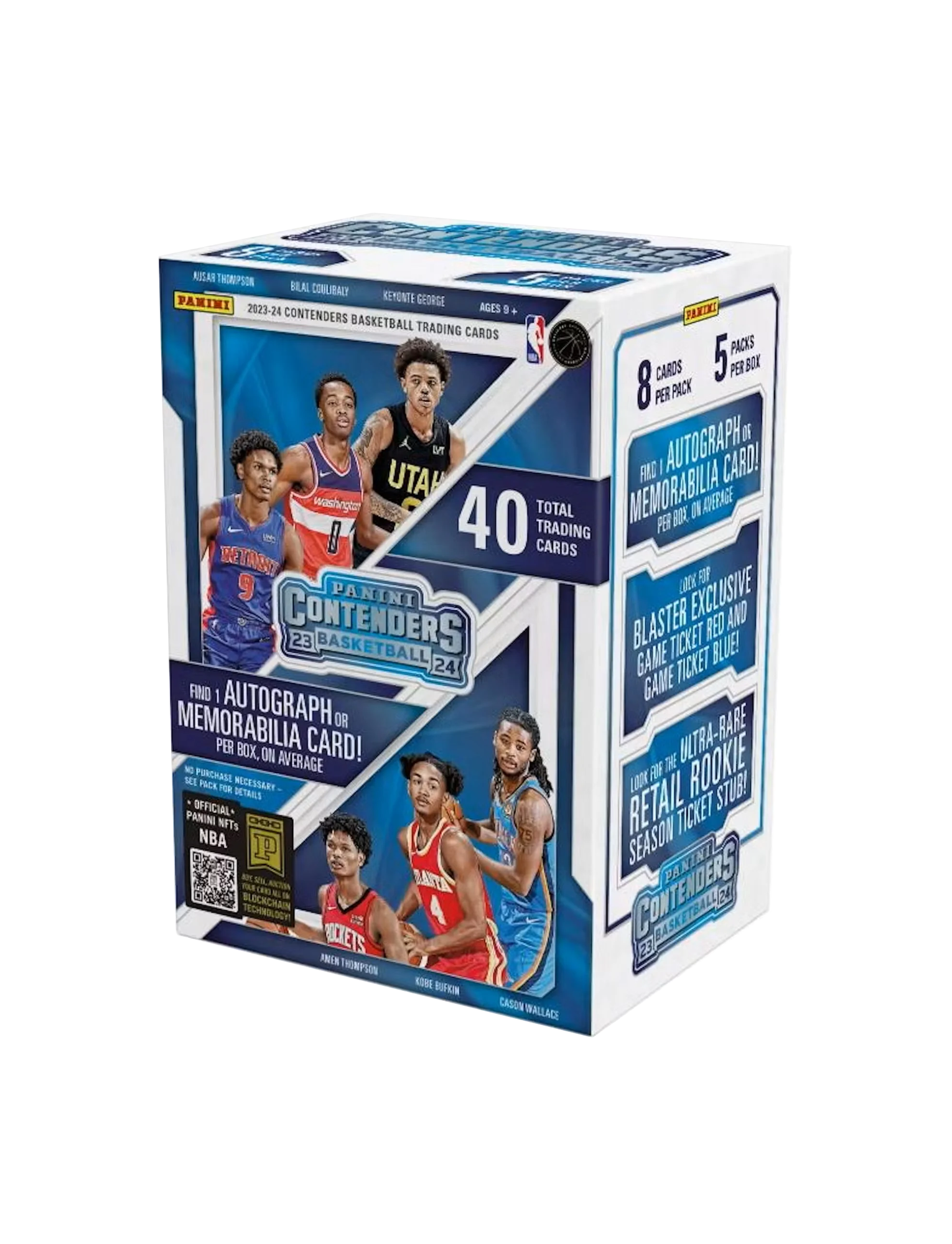 2023-24 NBA Panini Contenders Basketball Trading Card Blaster Box