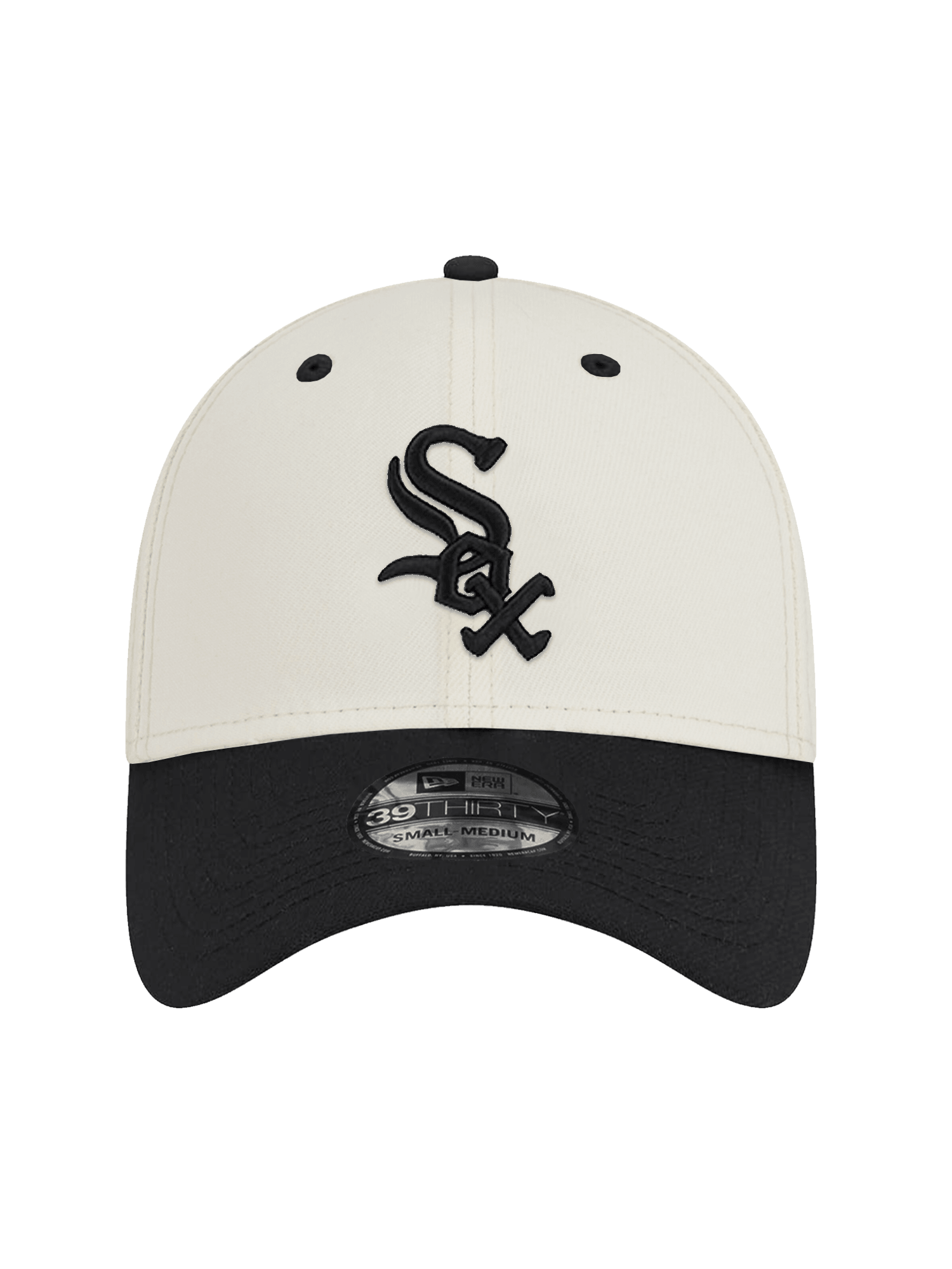 Chicago White Sox New Era MLB 2T Team 39THIRTY Stretch-Fit Hat - Chrome