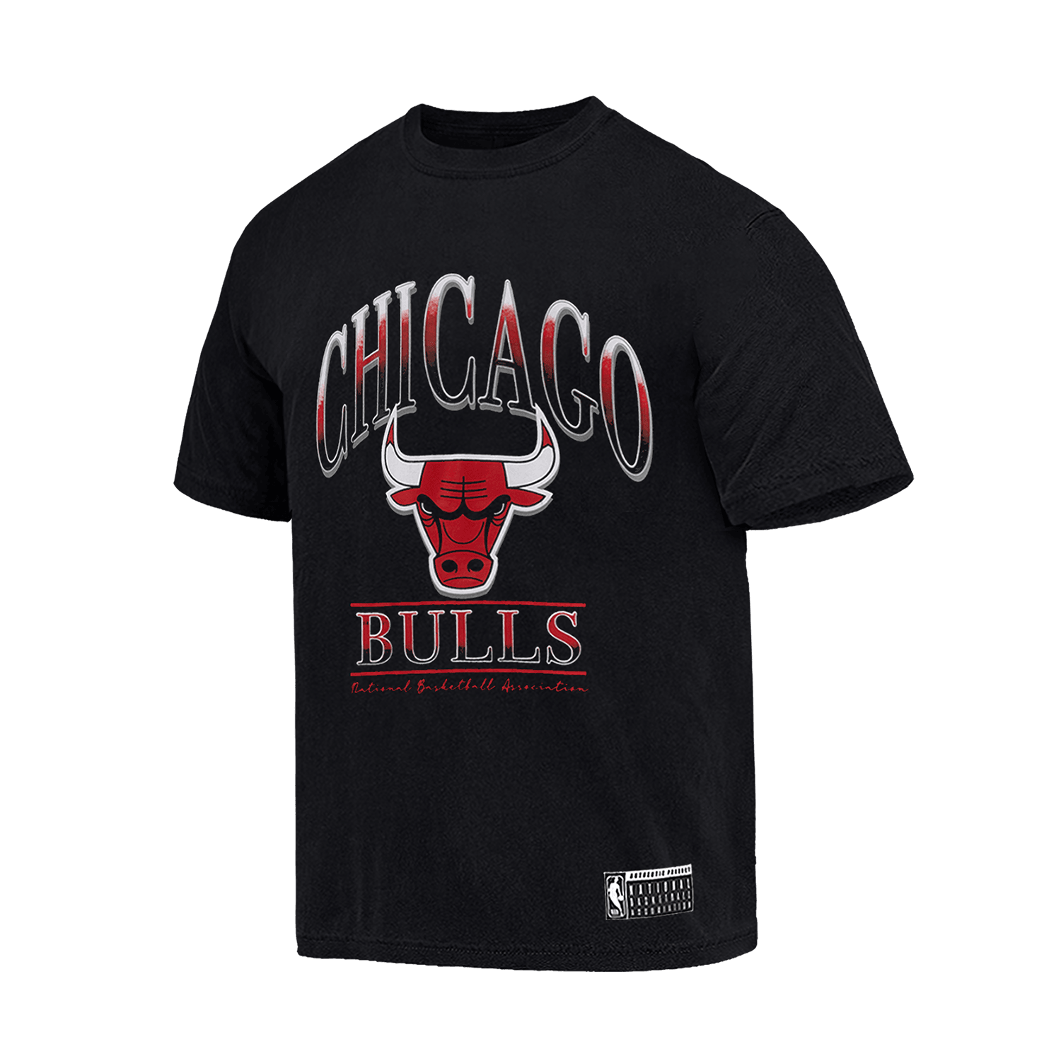 Youths Chicago Bulls NBA Essentials Athens Vintage T-Shirt - Black