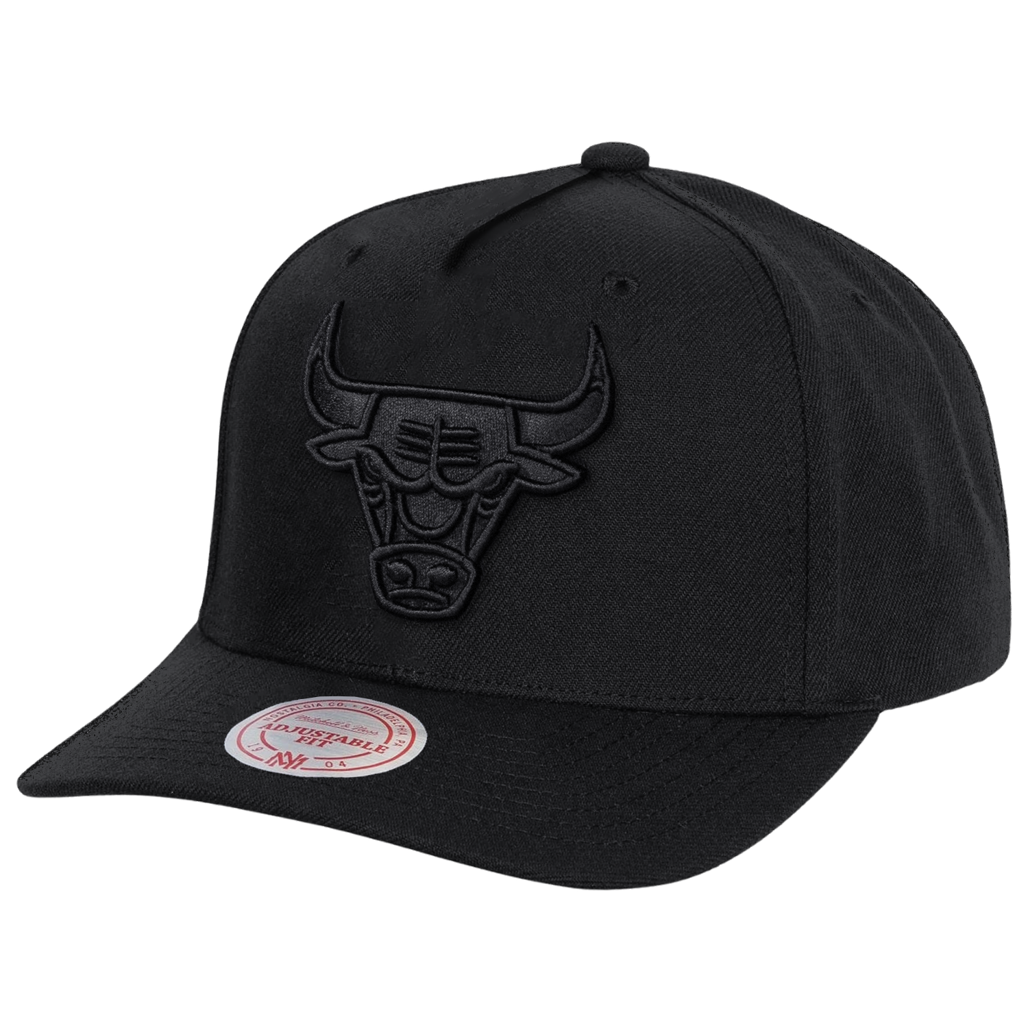 Chicago Bulls Mitchell & Ness NBA All Black MVP Snapback Hat - Black