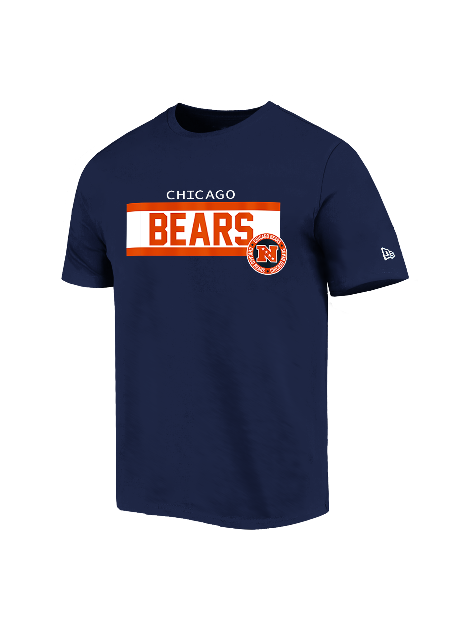 Chicago Bears New Era NFL 24 Sideline T-Shirt - Navy