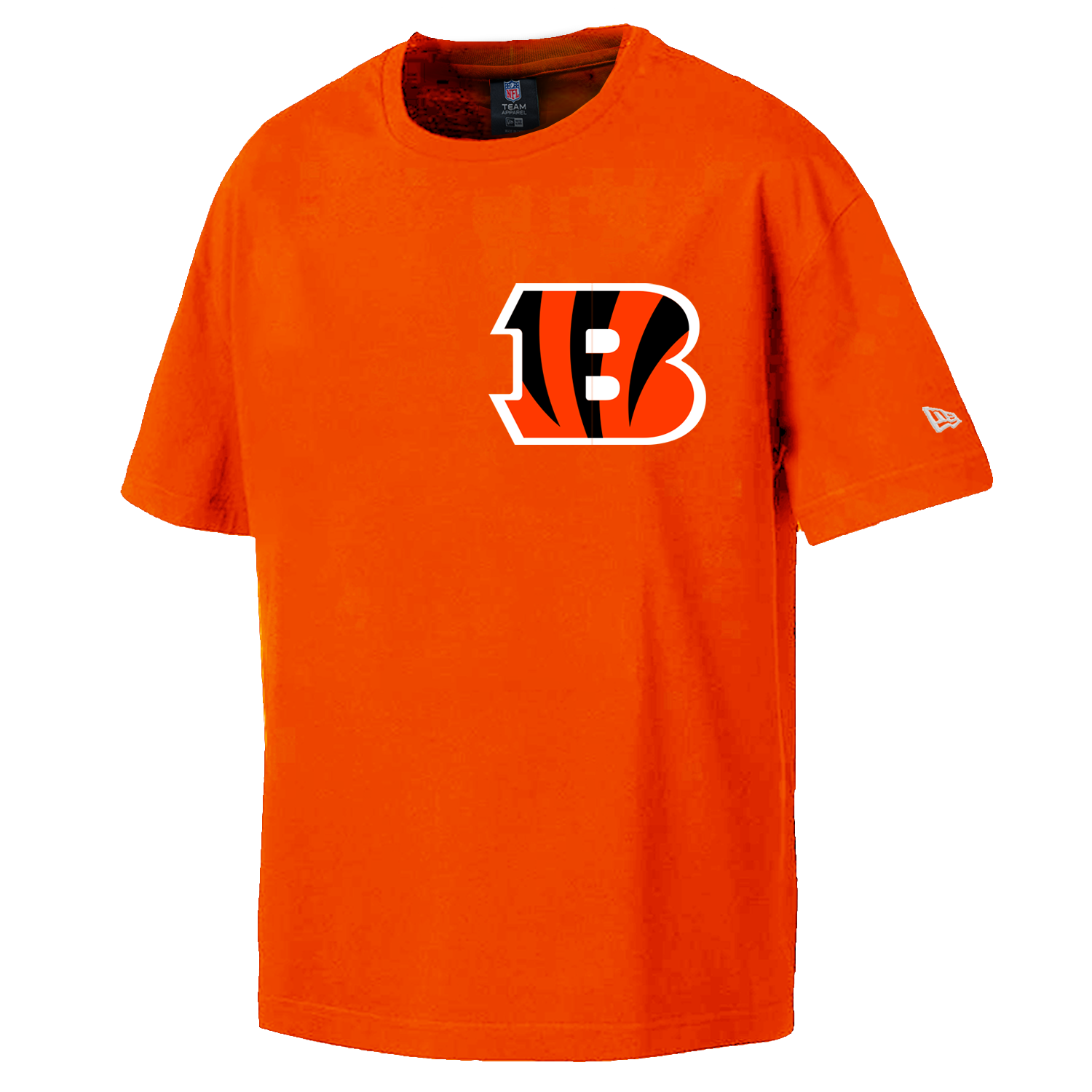 Cincinnati Bengals New Era NFL Logo Select Oversized T-Shirt - Orange