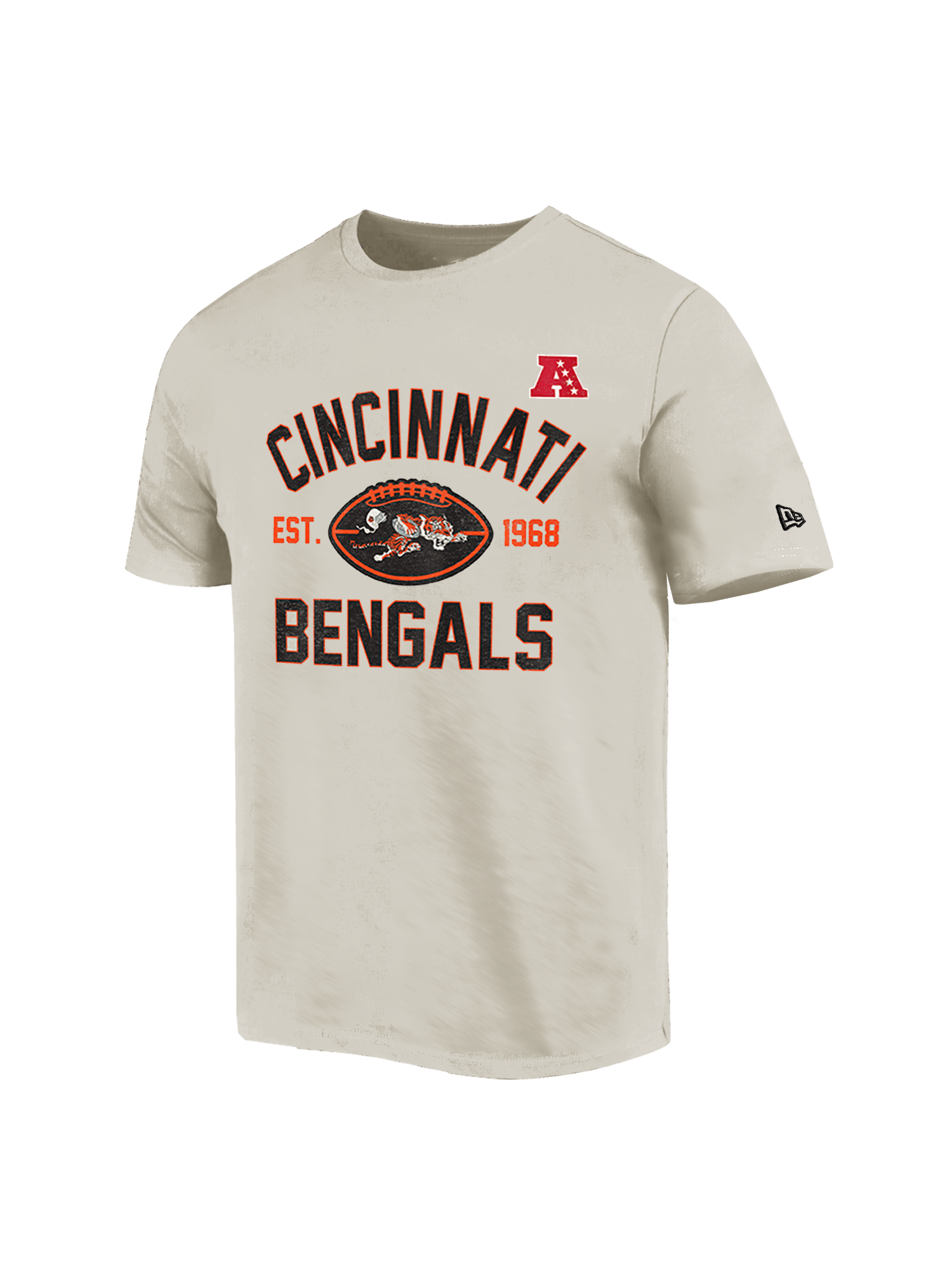 Cincinnati Bengals New Era NFL 24 Sideline Historic T-Shirt - Stone