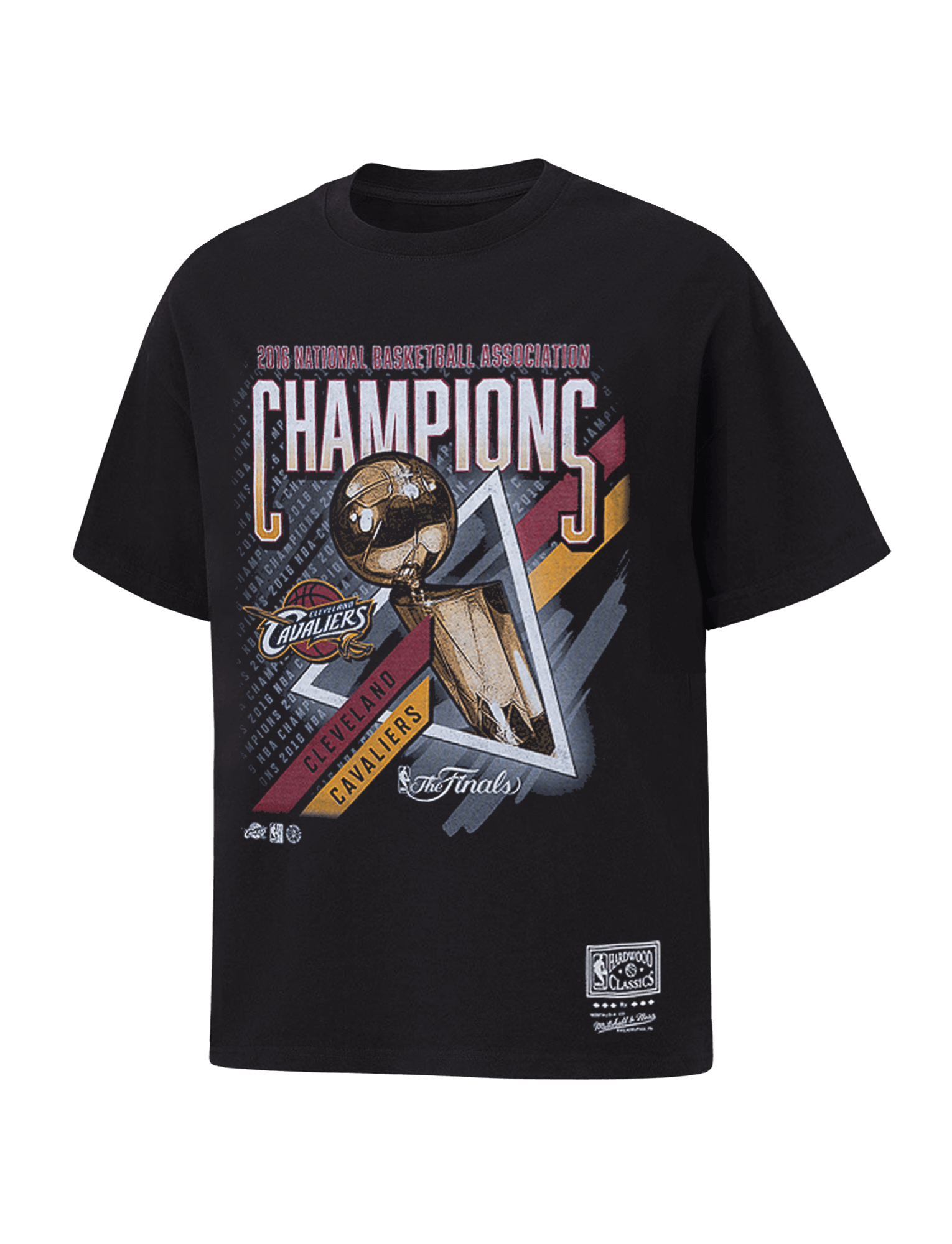 Cleveland Cavaliers Mitchell & Ness NBA Finals Road Vintage T-Shirt - Faded Black