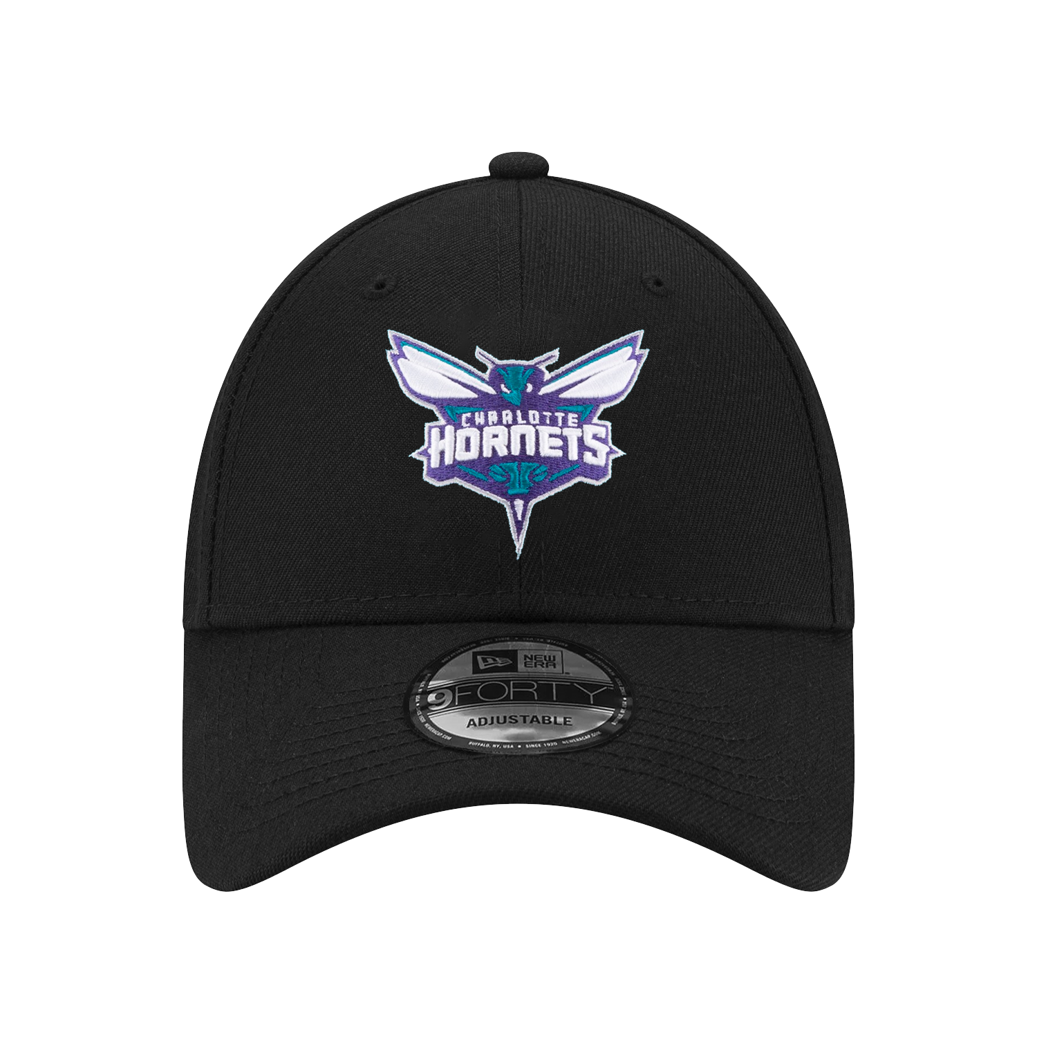 Charlotte Hornets New Era NBA Team 9FORTY Snapback Hat - Black