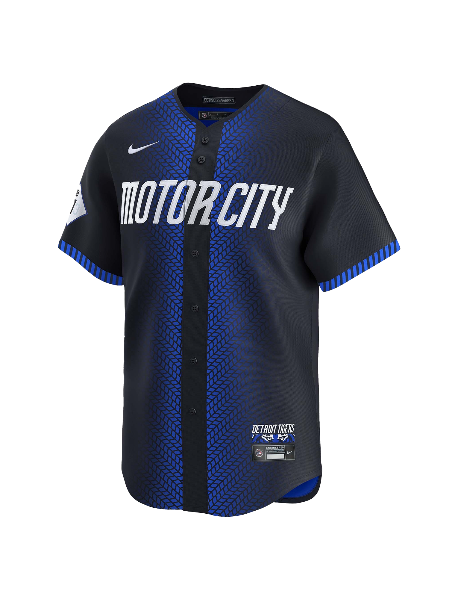 Detroit Tigers Nike MLB City Connect Limited Jersey - Black