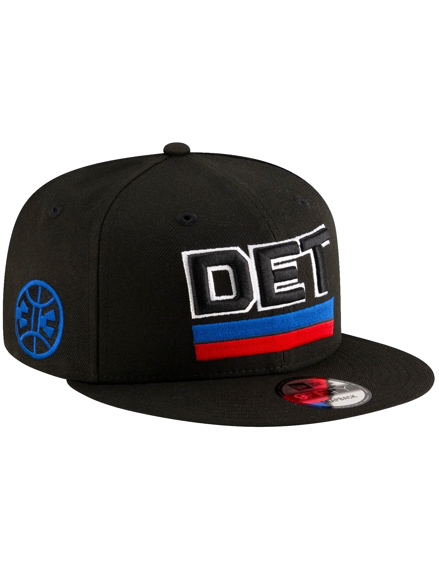 Detroit Pistons New Era NBA Statement 9FIFTY Snapback Hat - Black