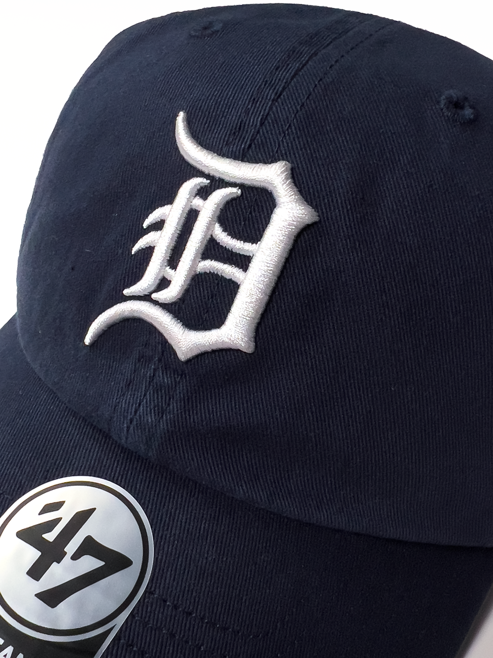 Detroit Tigers '47 MLB Team Clean Up Strapback Hat - Navy