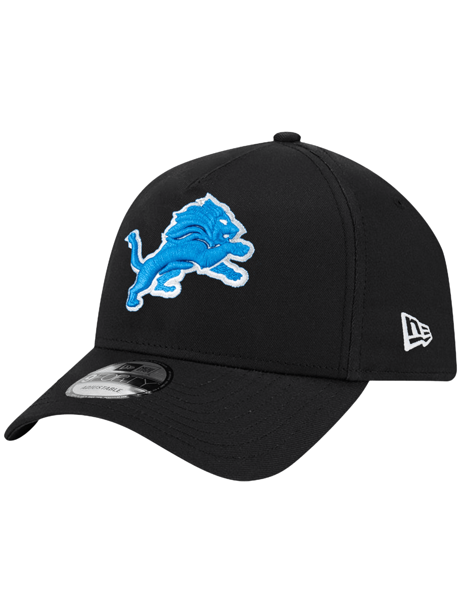 Detroit Lions New Era NFL Team 9FORTY A-Frame Snapback Hat - Black