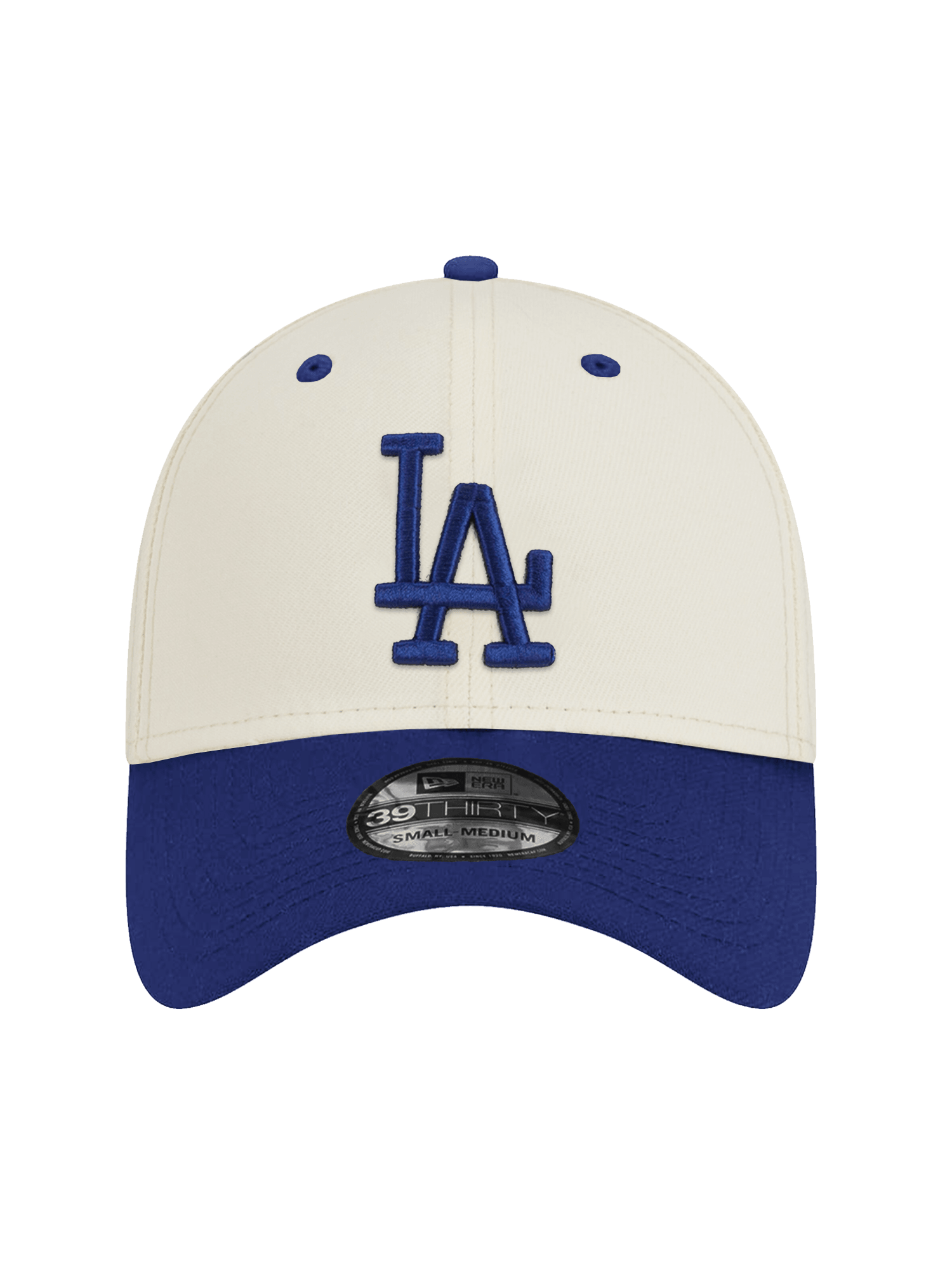 Los Angeles Dodgers New Era MLB 2T Team 39THIRTY Stretch-Fit Hat - Chrome