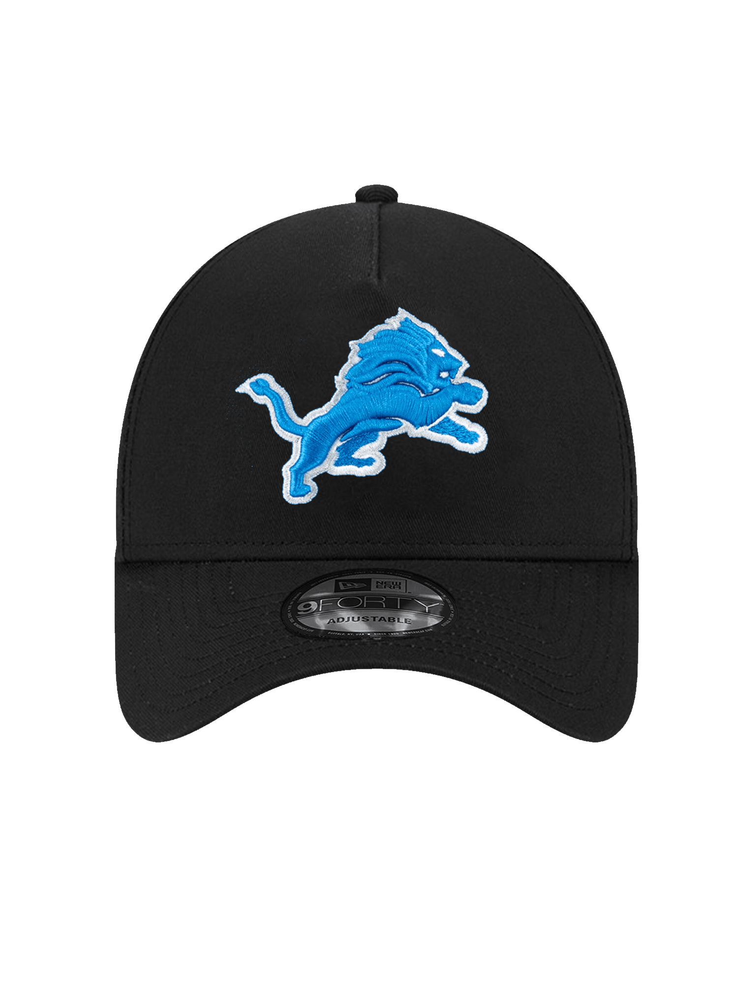 Detroit Lions New Era NFL Team 9FORTY A-Frame Snapback Hat - Black