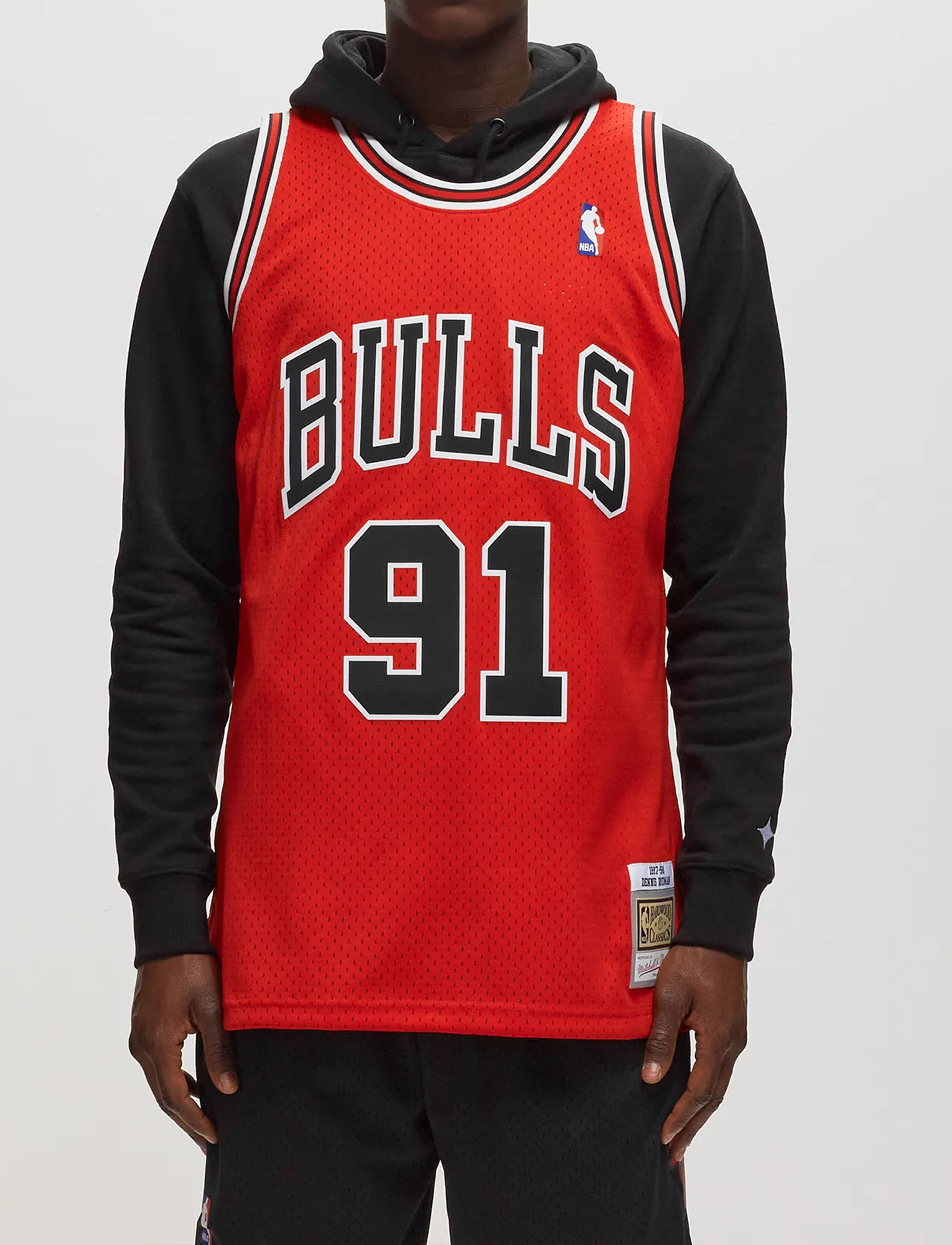 Dennis Rodman Chicago Bulls Mitchell & Ness NBA 97 Swingman Jersey - Red