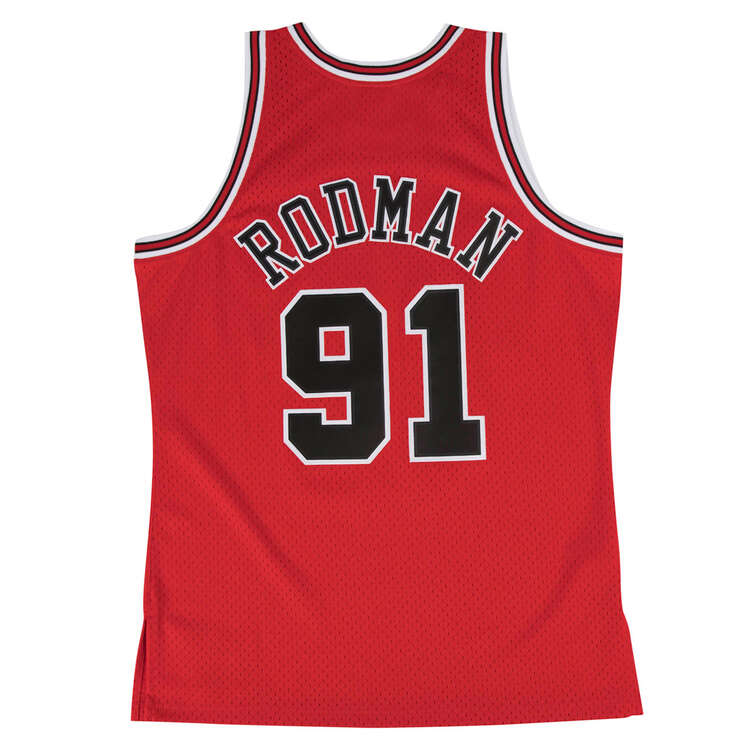 Dennis Rodman Chicago Bulls Mitchell & Ness NBA 97 Swingman Jersey - Red