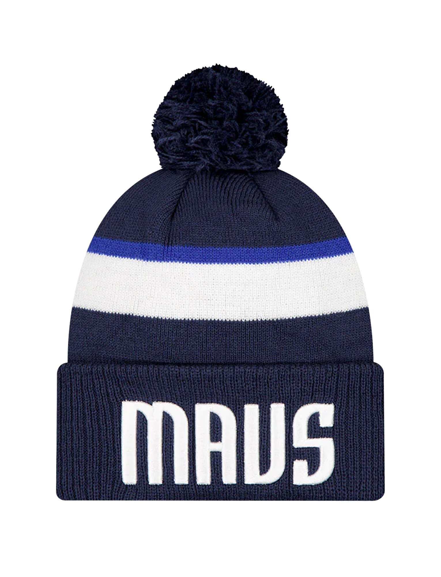 Dallas Mavericks New Era NBA Statement Knit Beanie - Navy