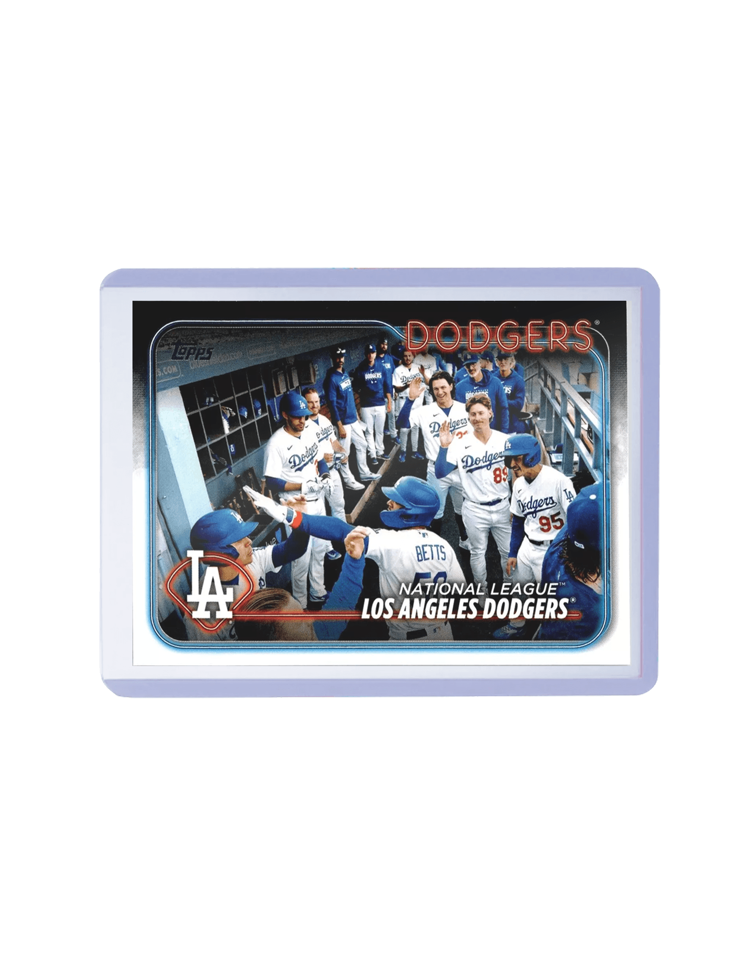 Los Angeles Dodgers Topps MLB Series 1 24 Team Card