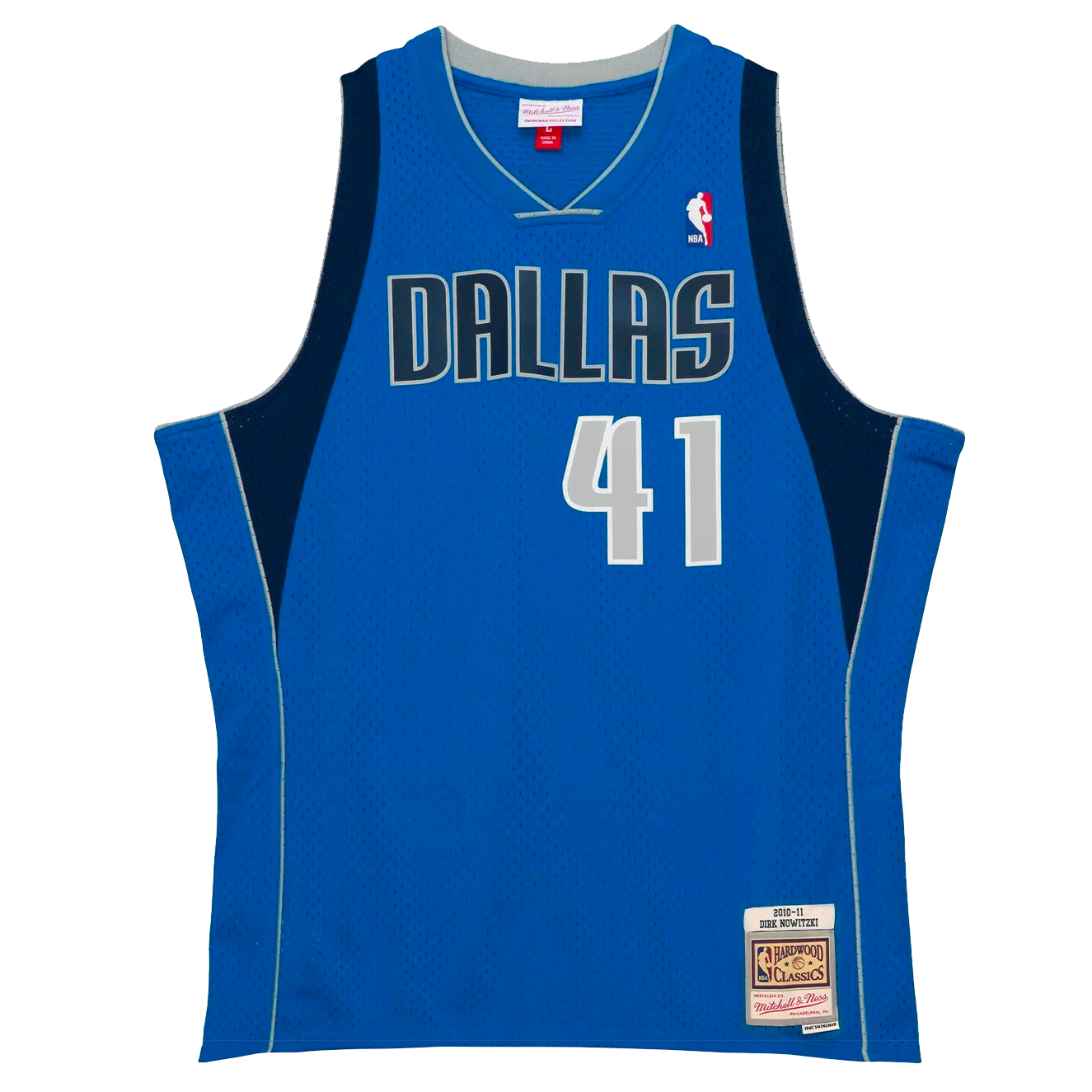 Dirk Nowitzki Dallas Mavericks Mitchell & Ness NBA 10-11 Swingman Jersey - Blue