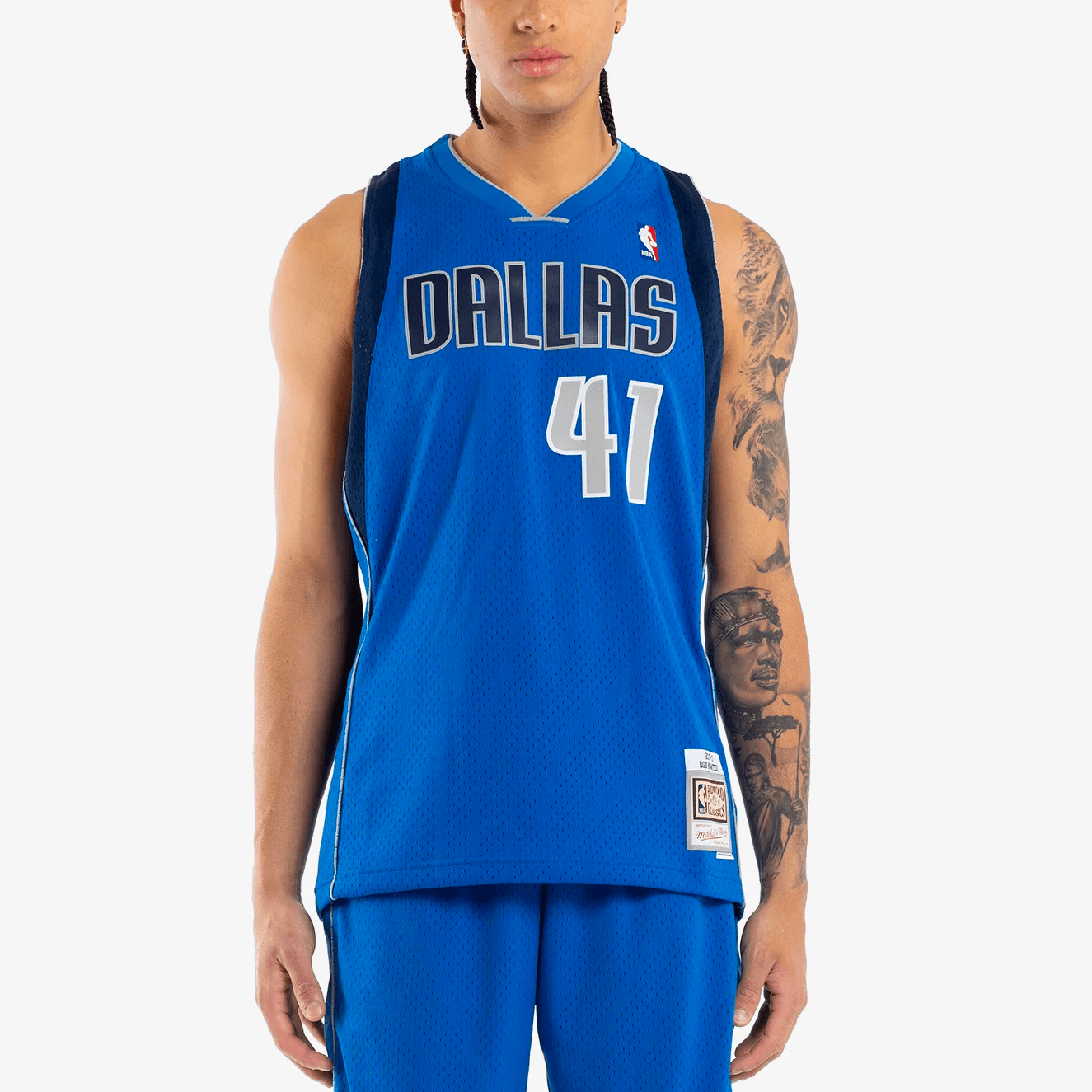 Dirk Nowitzki Dallas Mavericks Mitchell & Ness NBA 10-11 Swingman Jersey - Blue