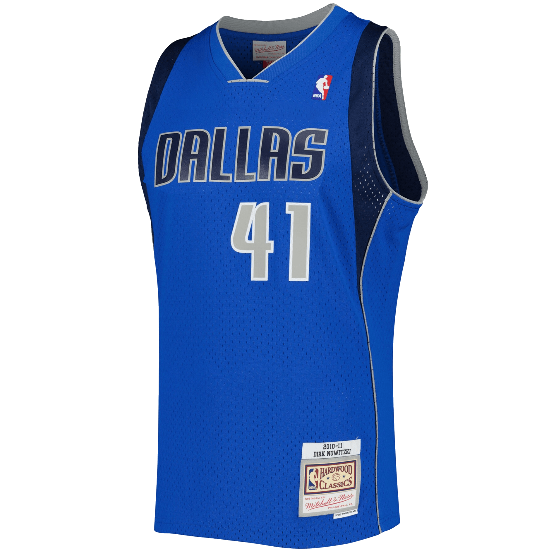 Dirk Nowitzki Dallas Mavericks Mitchell & Ness NBA 10-11 Swingman Jersey - Blue