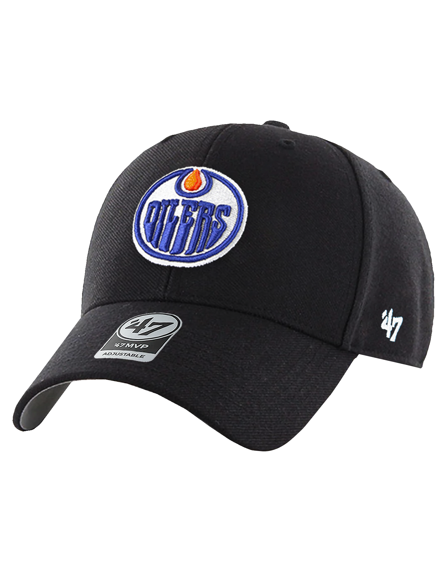 Edmonton Oilers '47 NHL Team MVP Adjustable Hat - Black