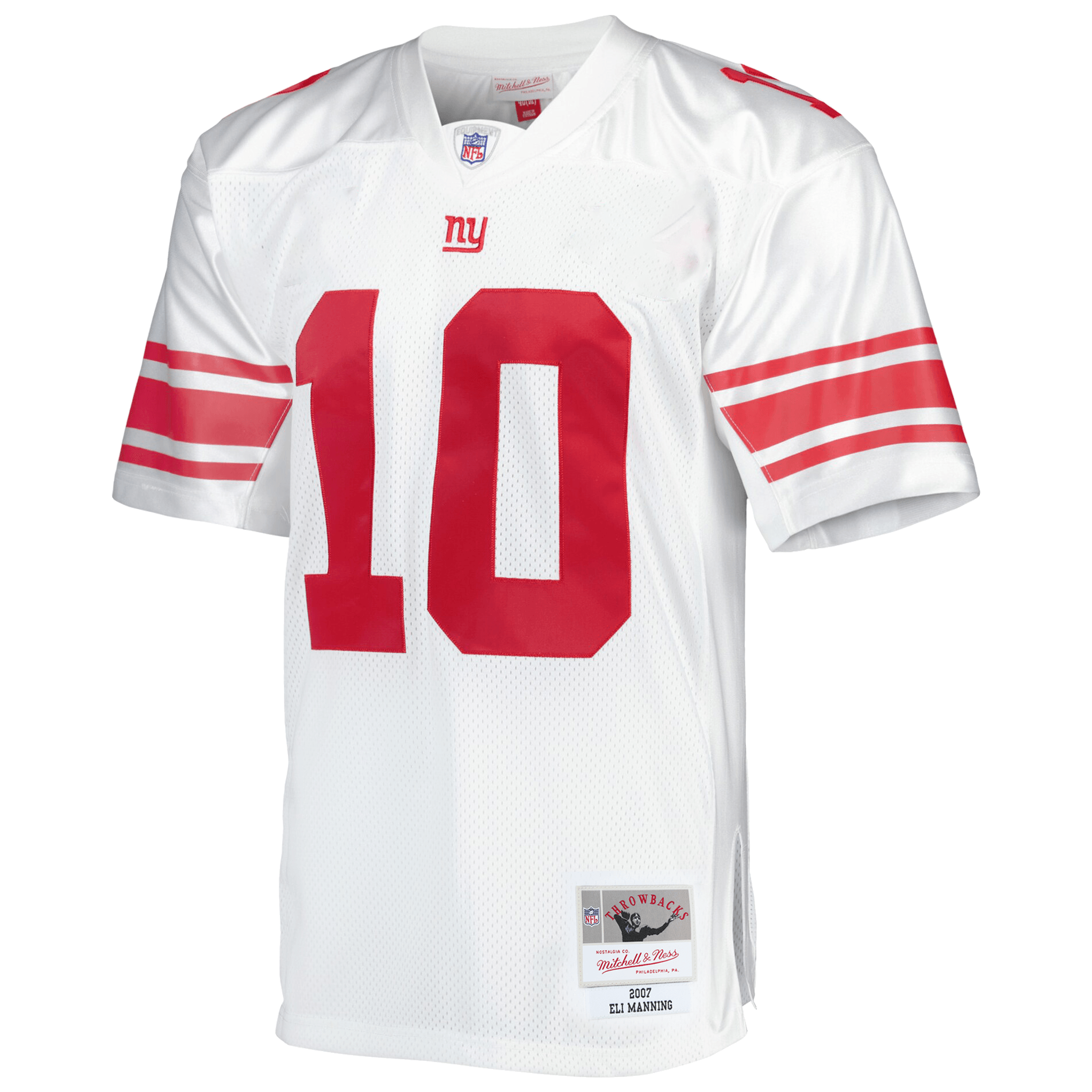 Eli Manning New York Giants Mitchell & Ness NFL 07 Legacy Jersey - White