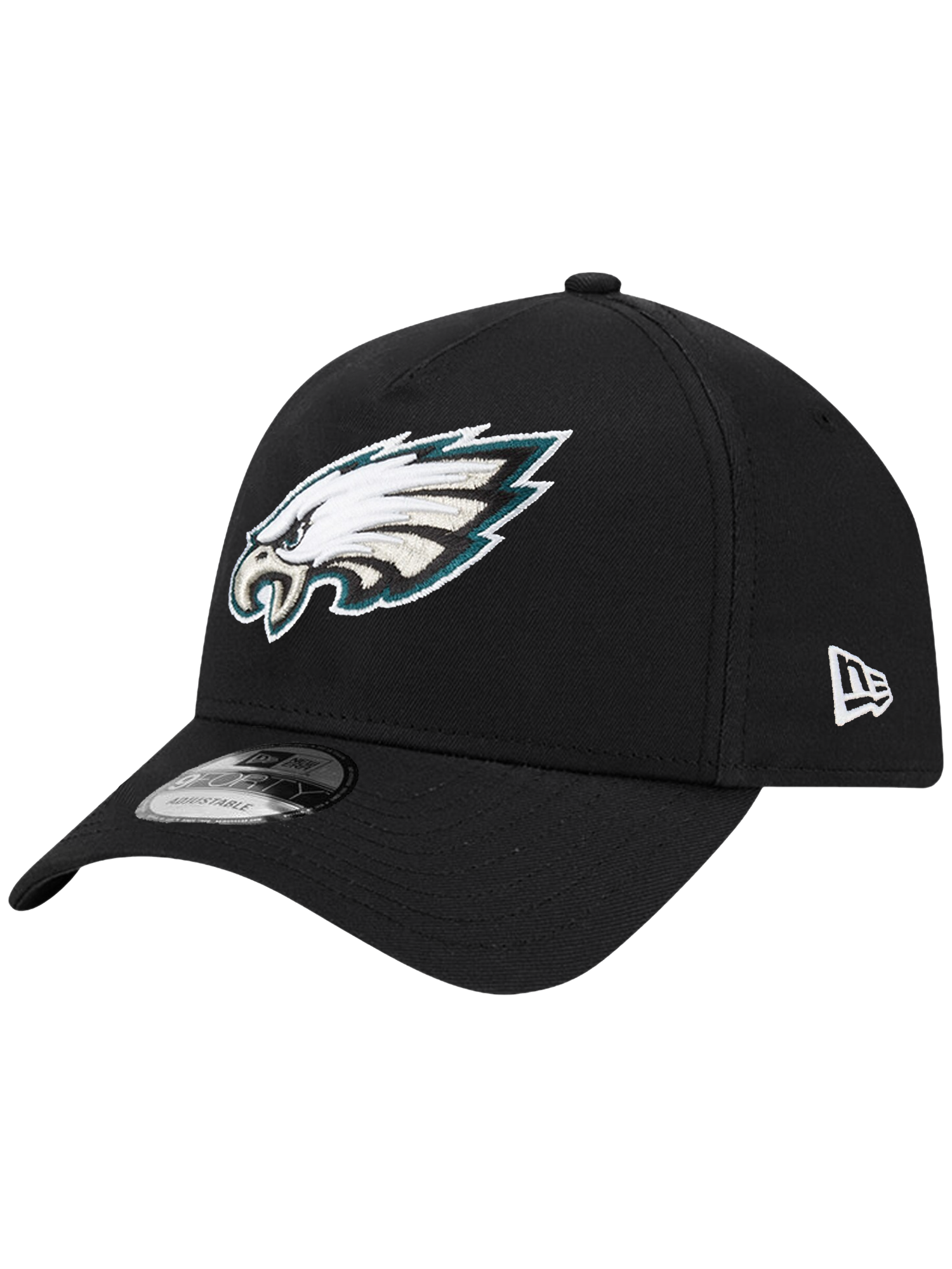 Philadelphia Eagles New Era NFL Team 9FORTY A-Frame Snapback Hat - Black