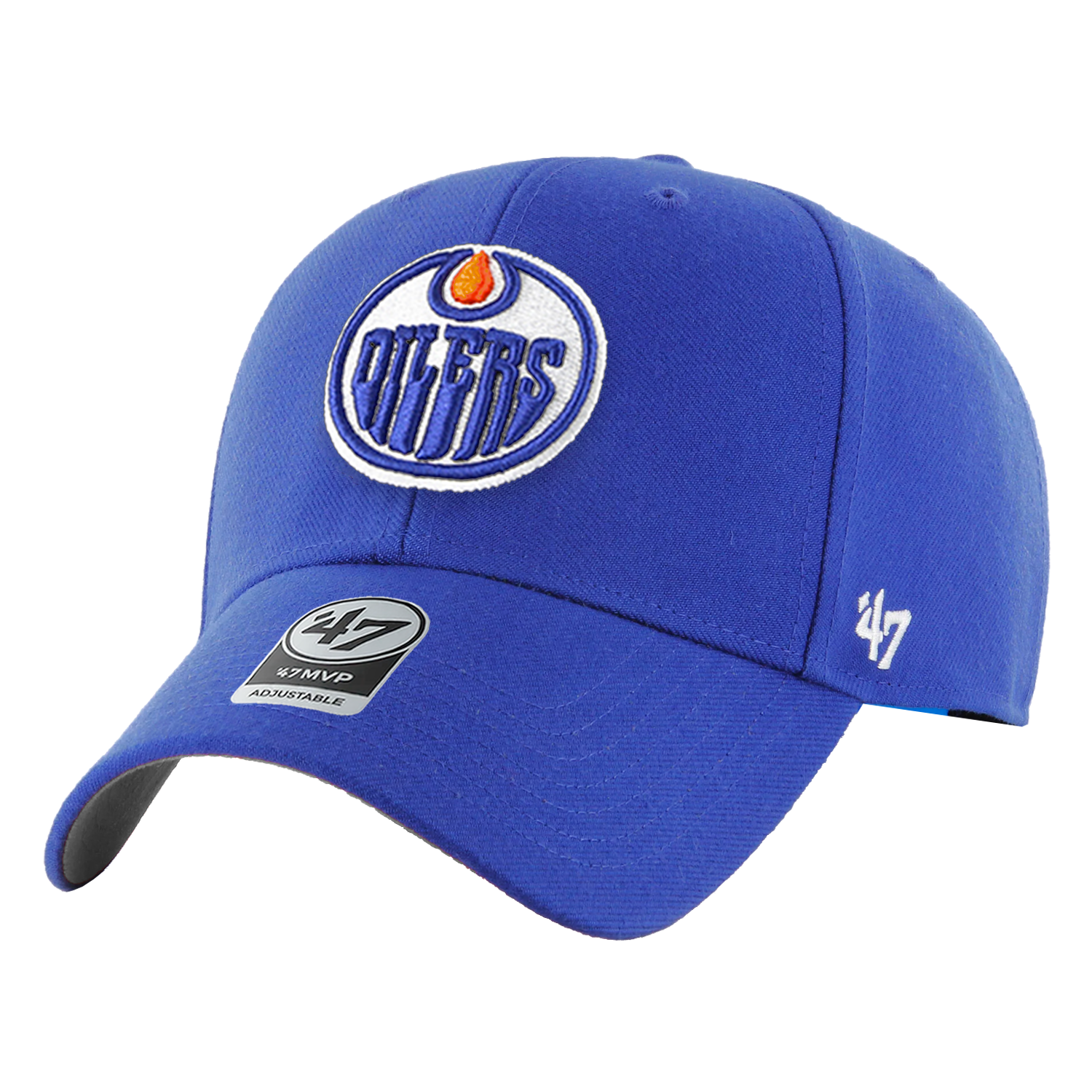 Edmonton Oilers '47 NHL Team MVP Snapback Hat - Blue