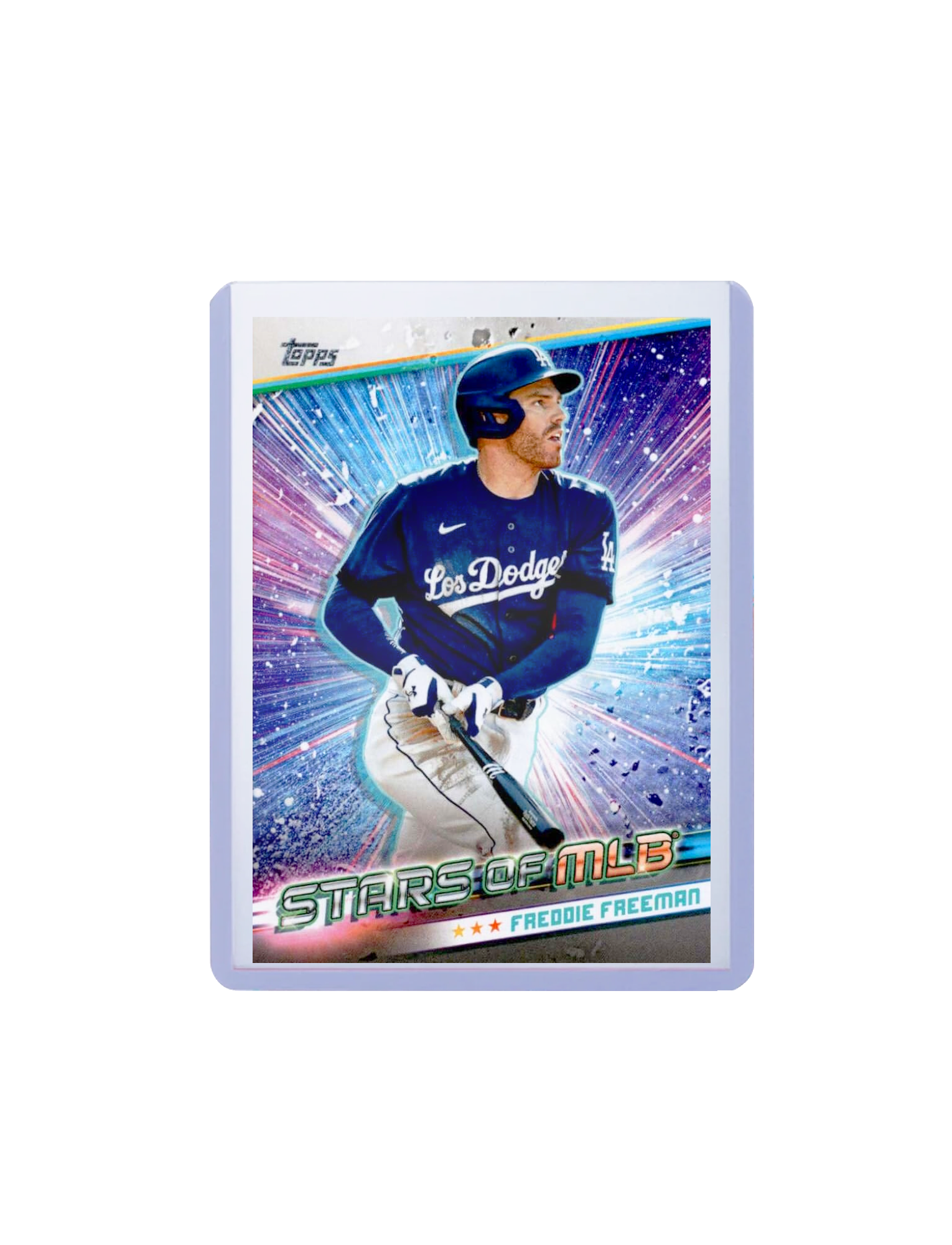 Freddie Freeman Los Angeles Dodgers Topps MLB 24 Stars Of The MLB Card