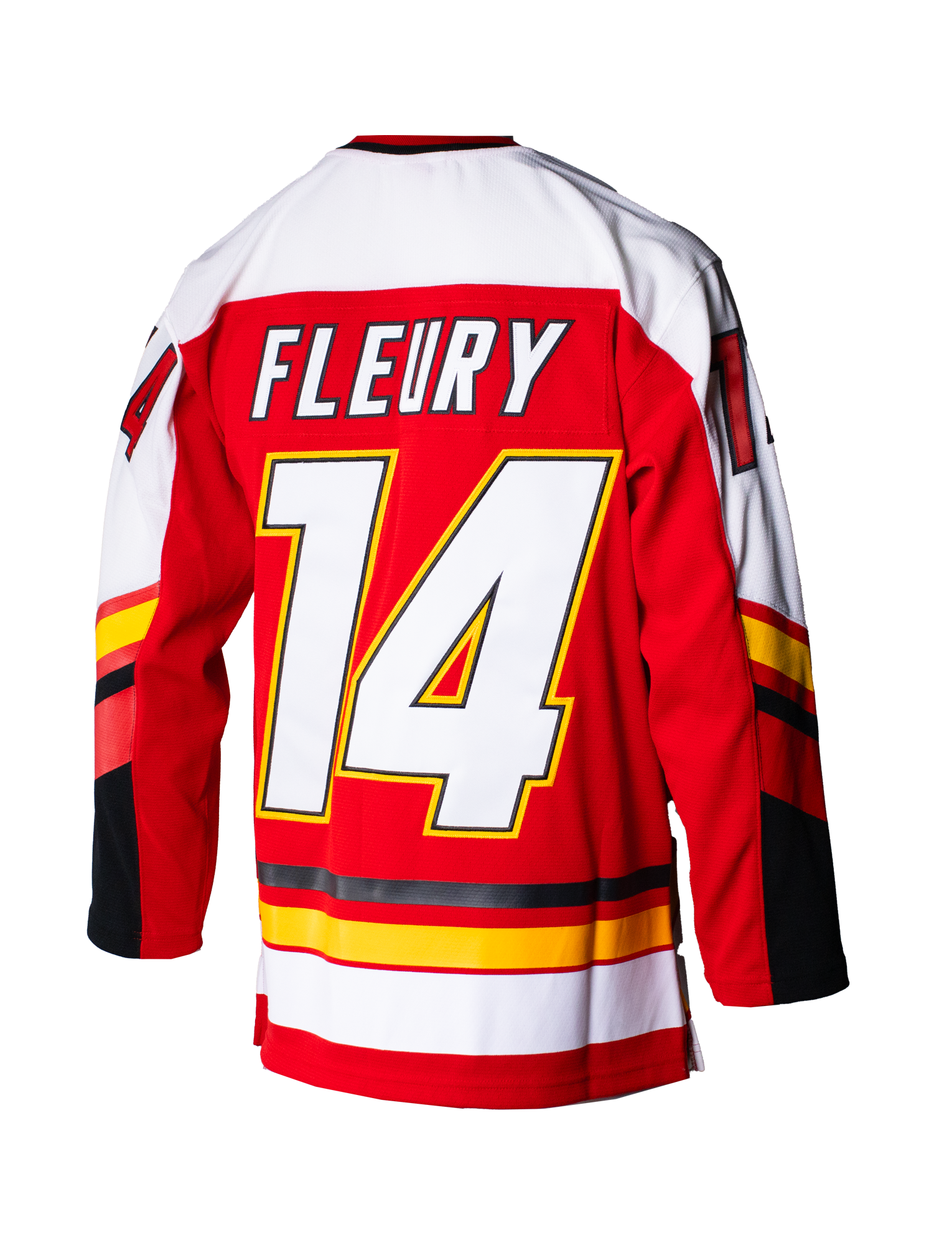 Theoren Fleury Calgary Flames Mitchell & Ness NHL 94/95 Power Play Jersey