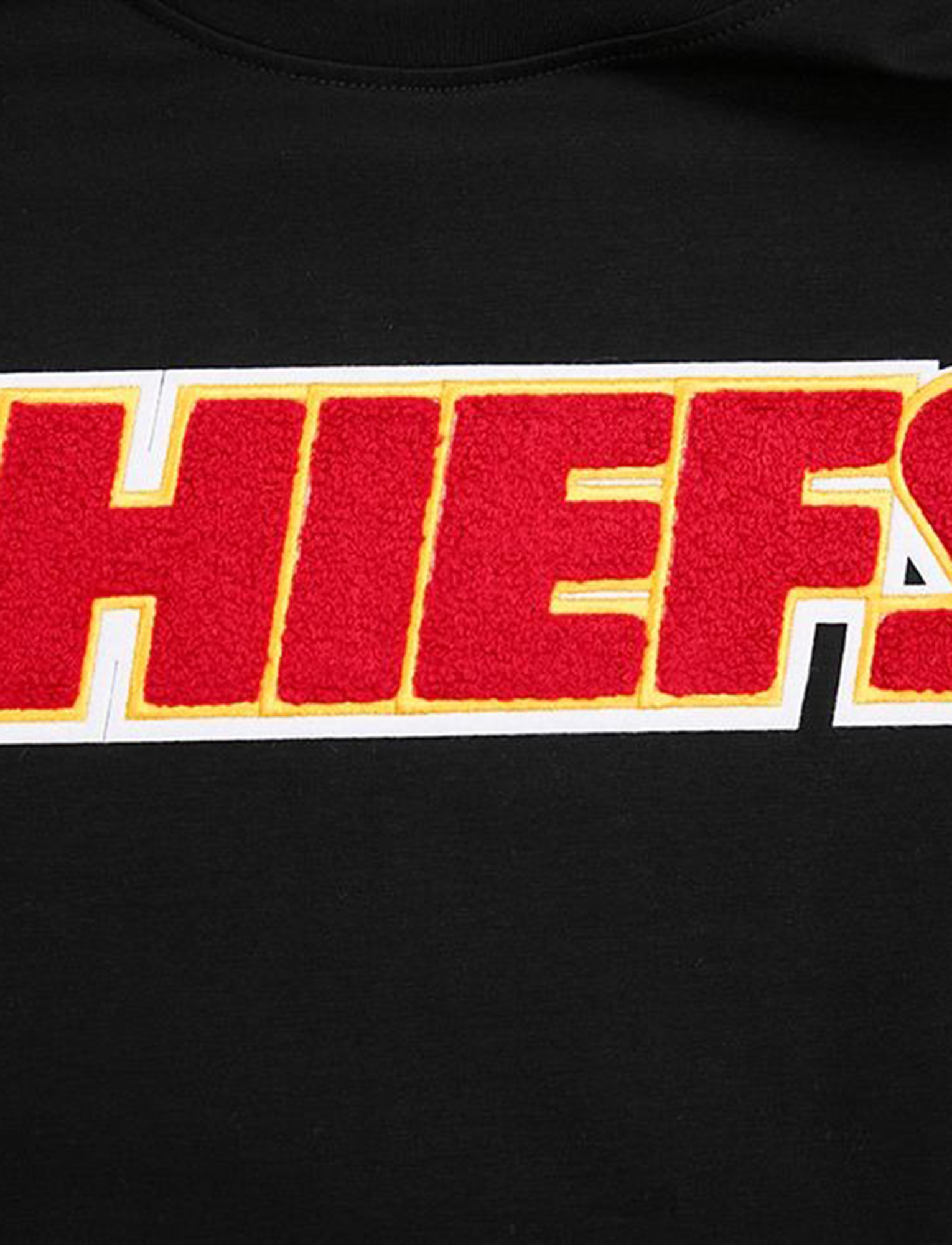 Kansas City Chiefs Pro Standard NFL Classic Chenille Flex T-Shirt - Black